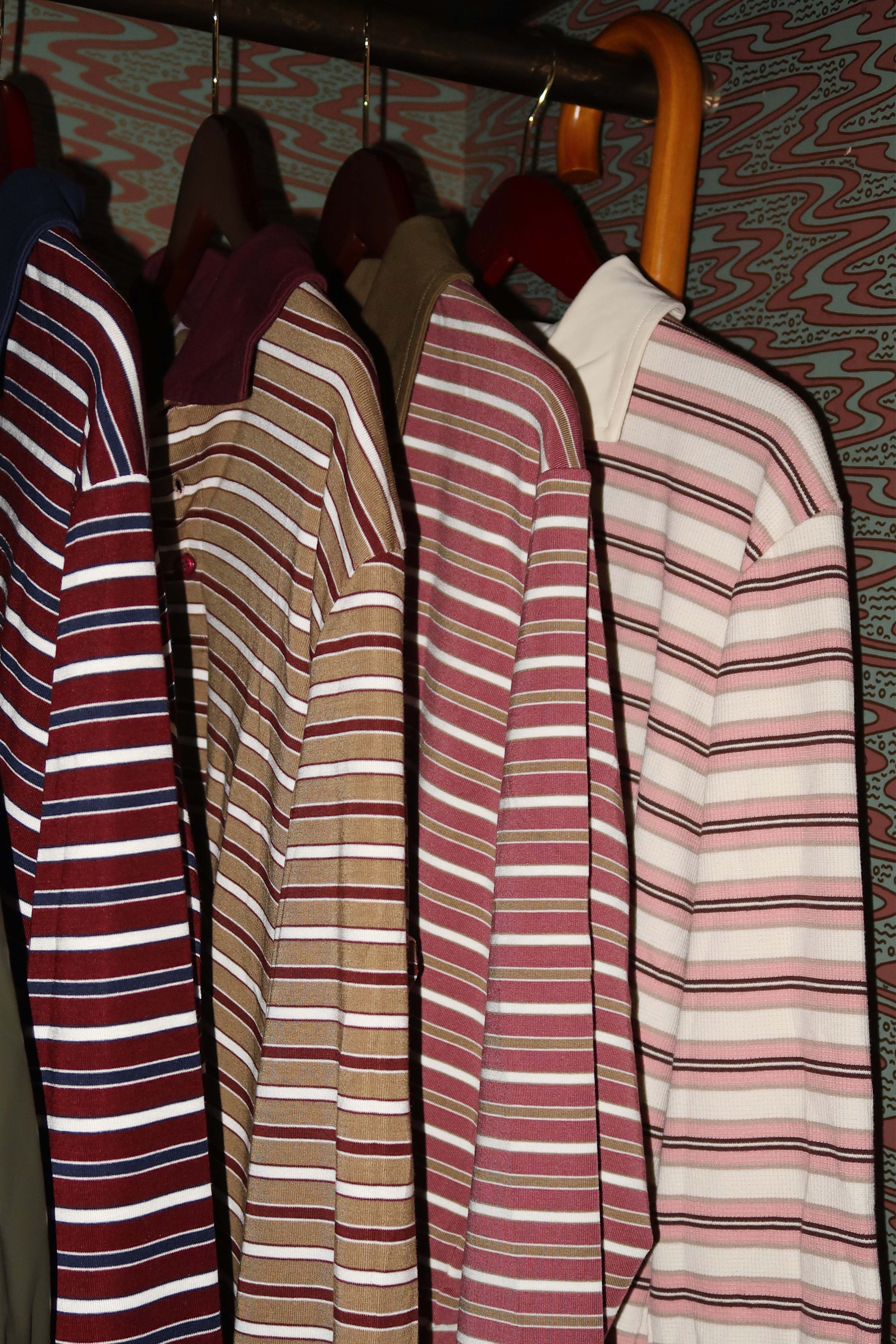 90s Longsleeves Polo in Olive - Image 6