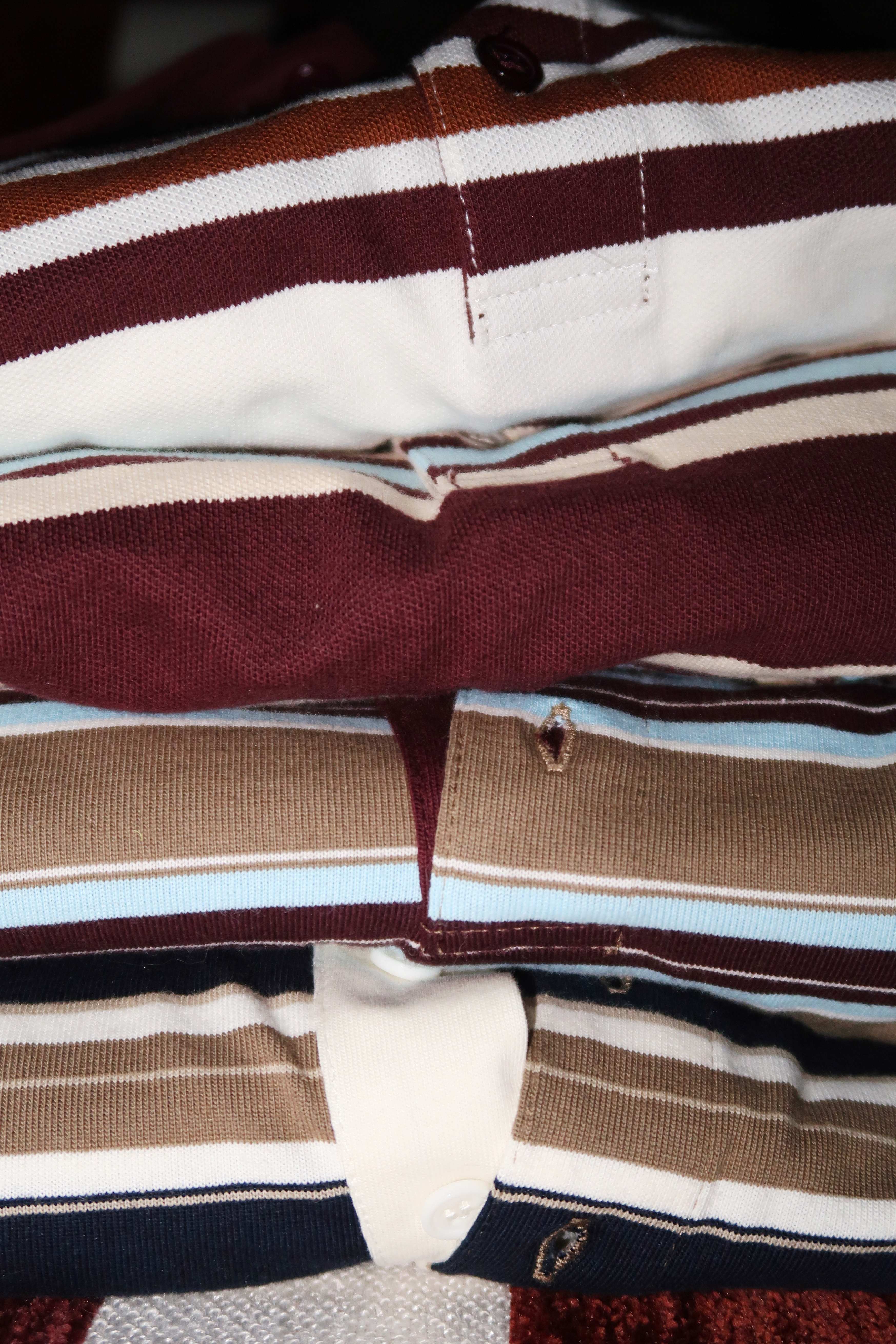 90s Longsleeves Polo in Terracotta - Image 7