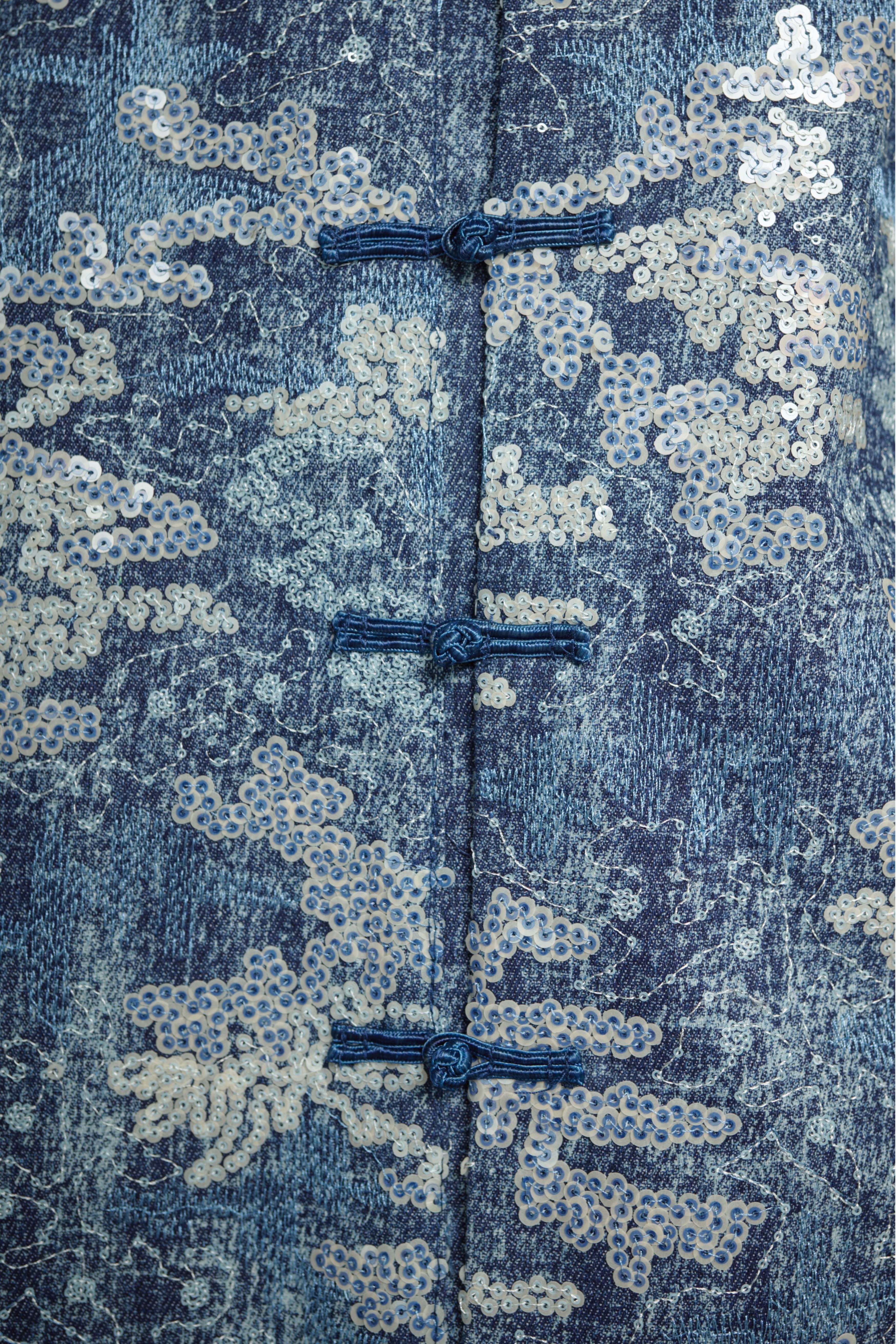 Amina Jacket in Blues Blue - Image 3