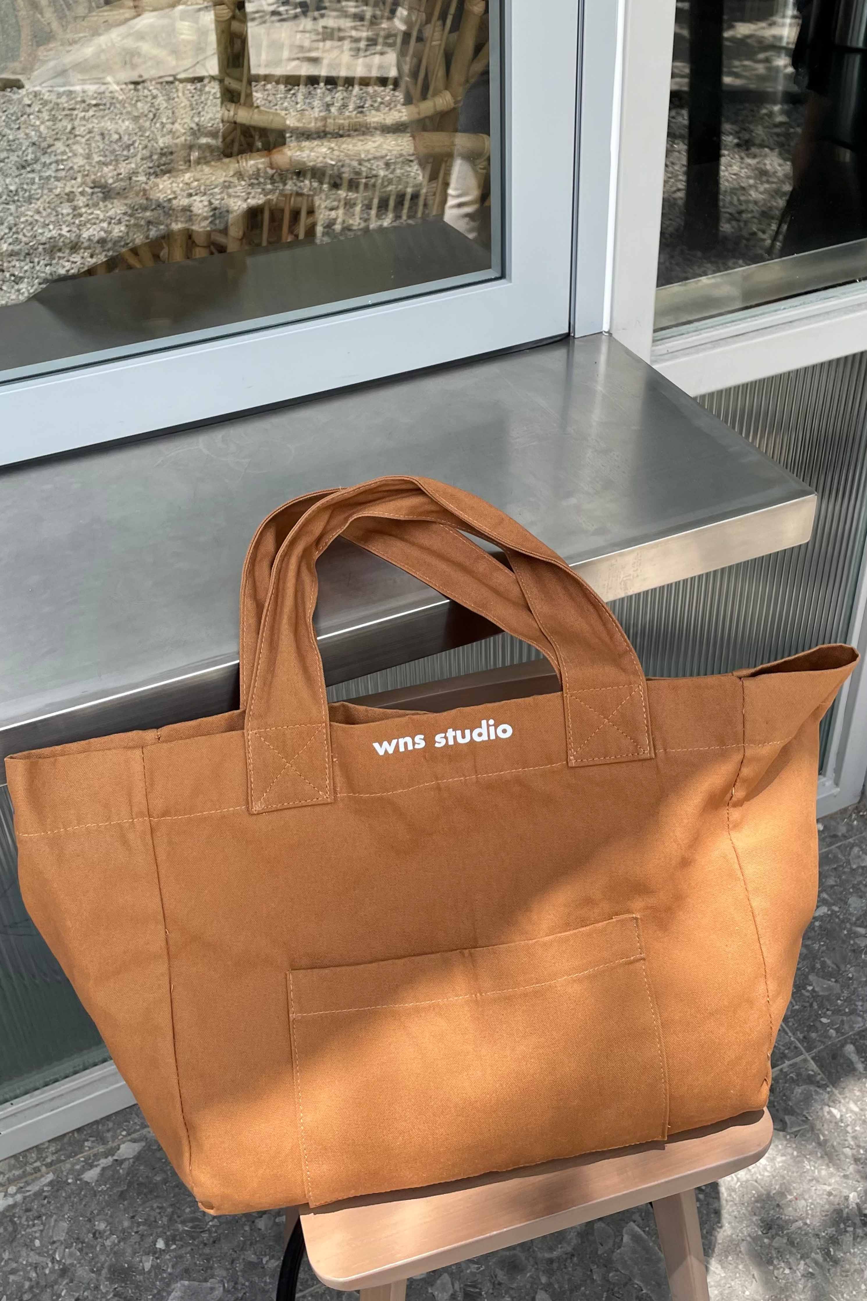 Warehouse Sale Archive Tote in Mochi Brown - Image 3