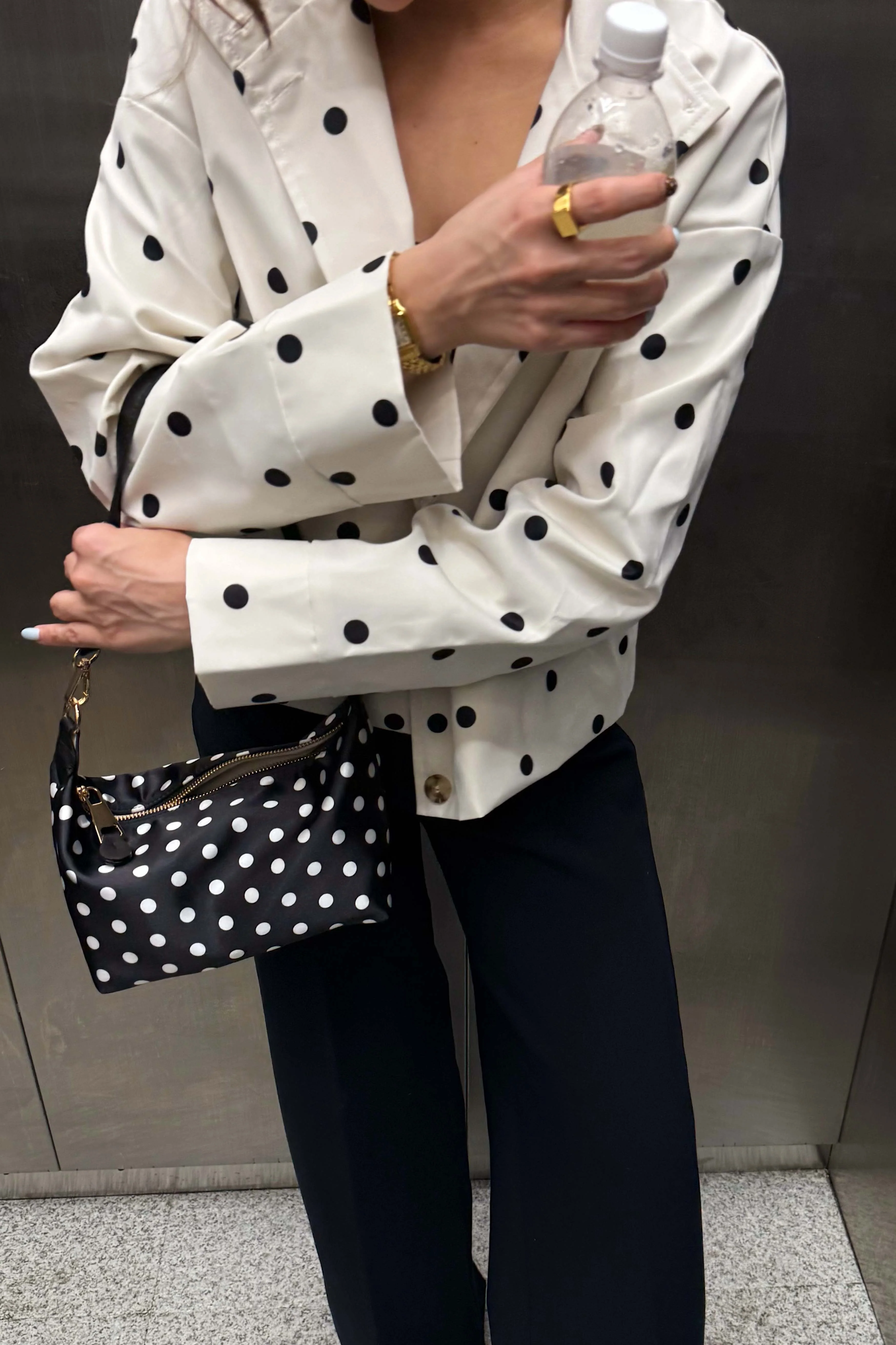 Bel Air Bag in Polka Black - Image 4