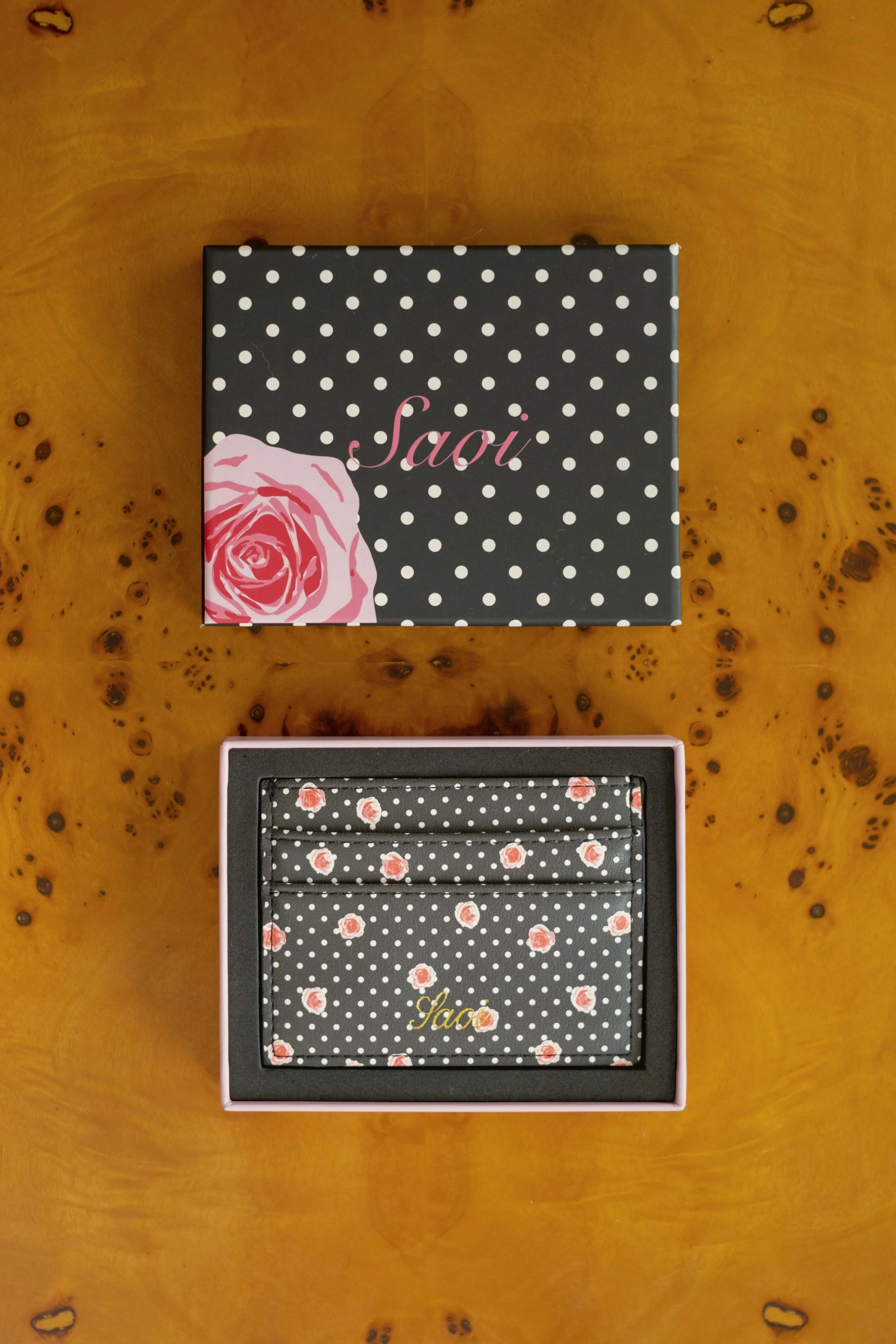 Card Holder in Beverly Polka - Image 2