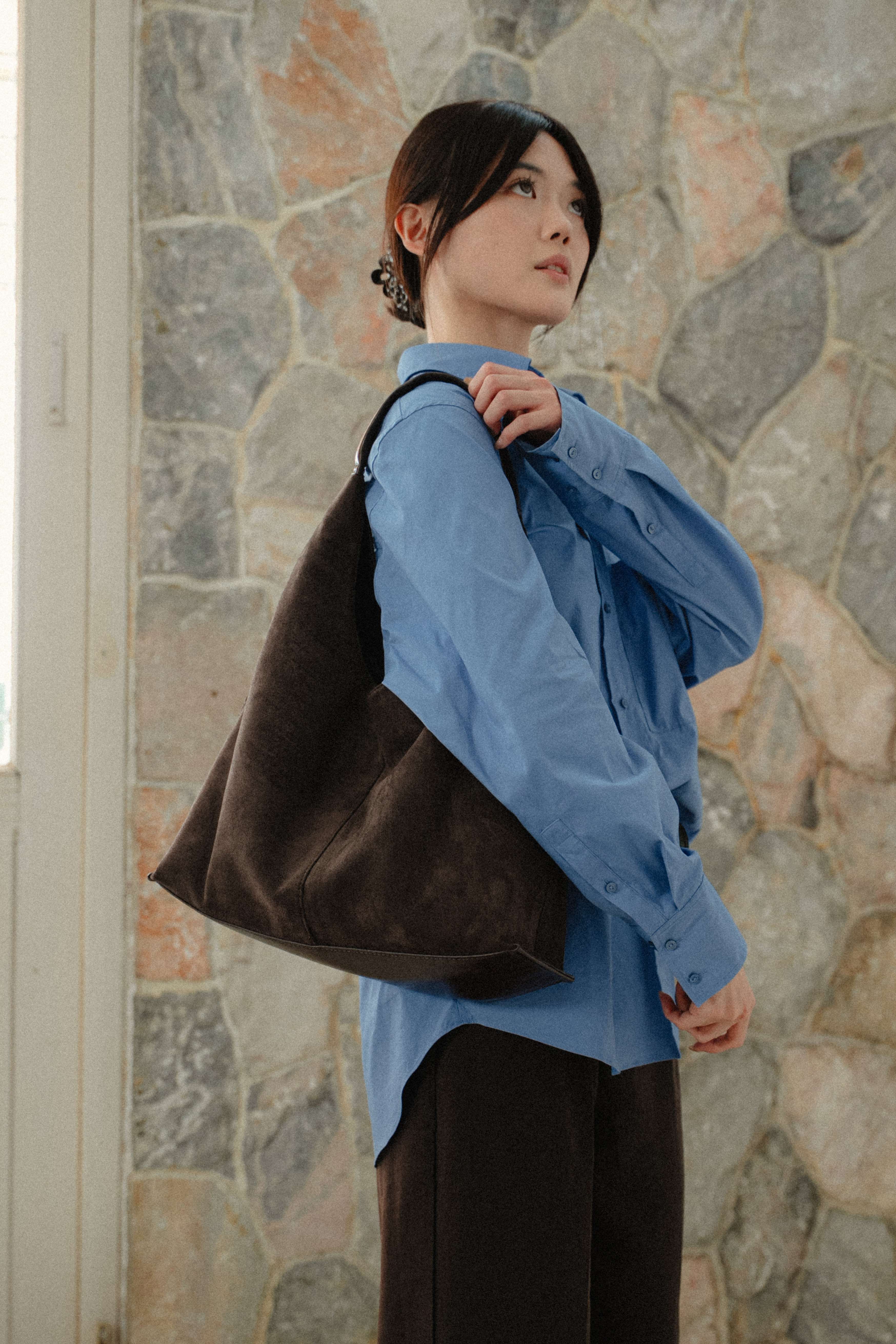 Carrie Bag in Double Shot Suede - Image 5