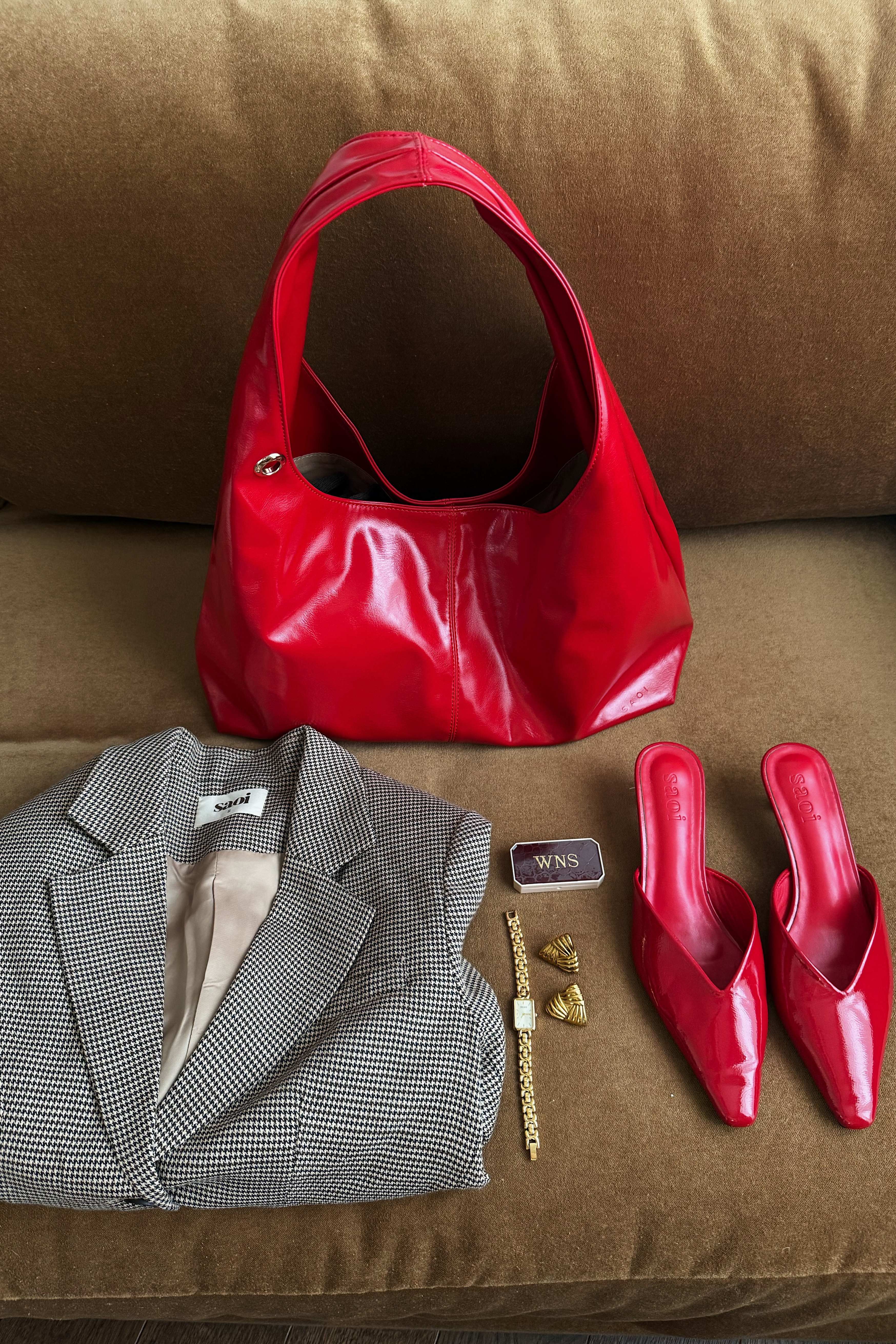 Carrie Midi in Autumn Red - Image 5