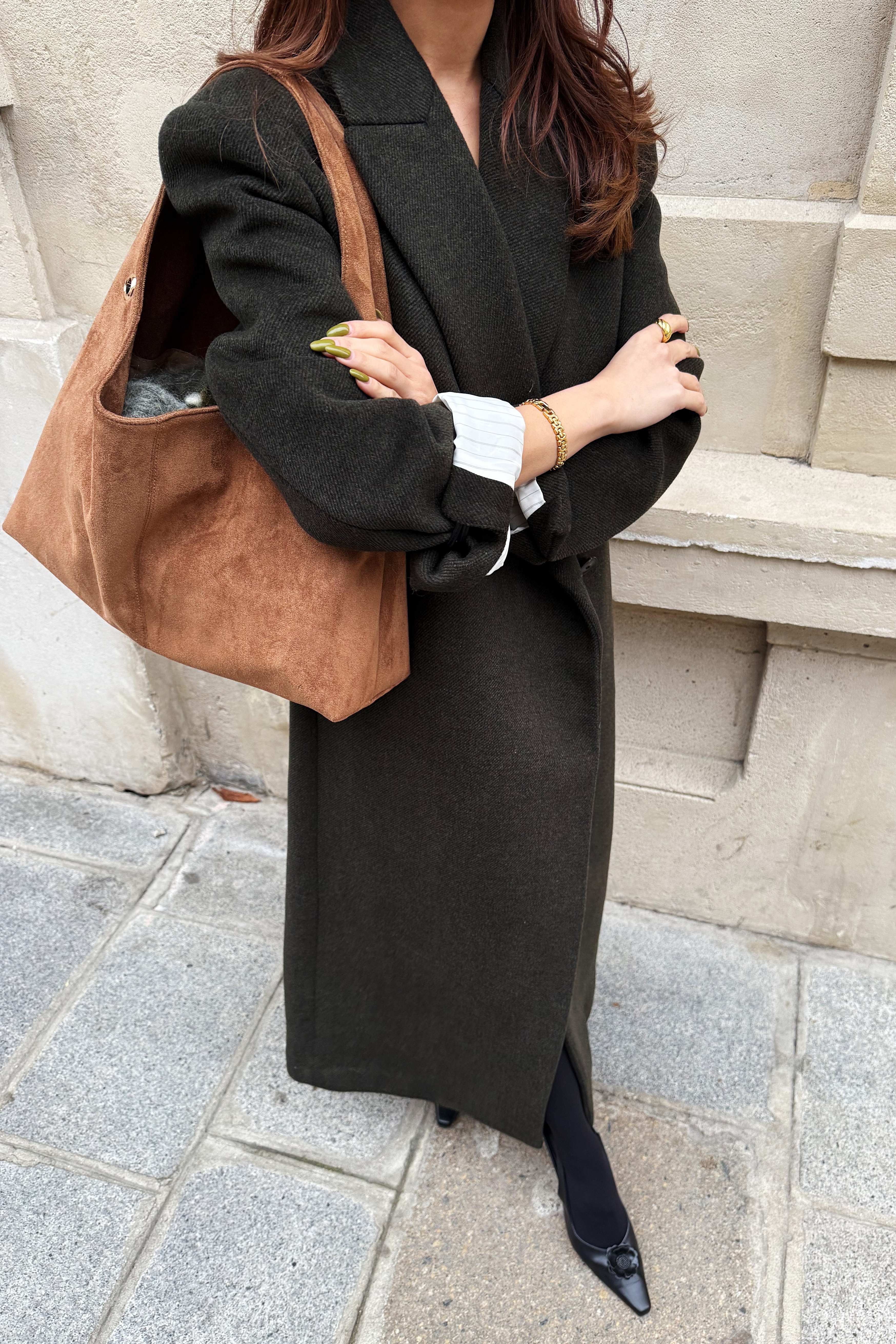 Carrie Midi Suede in Cinnamon - Image 2