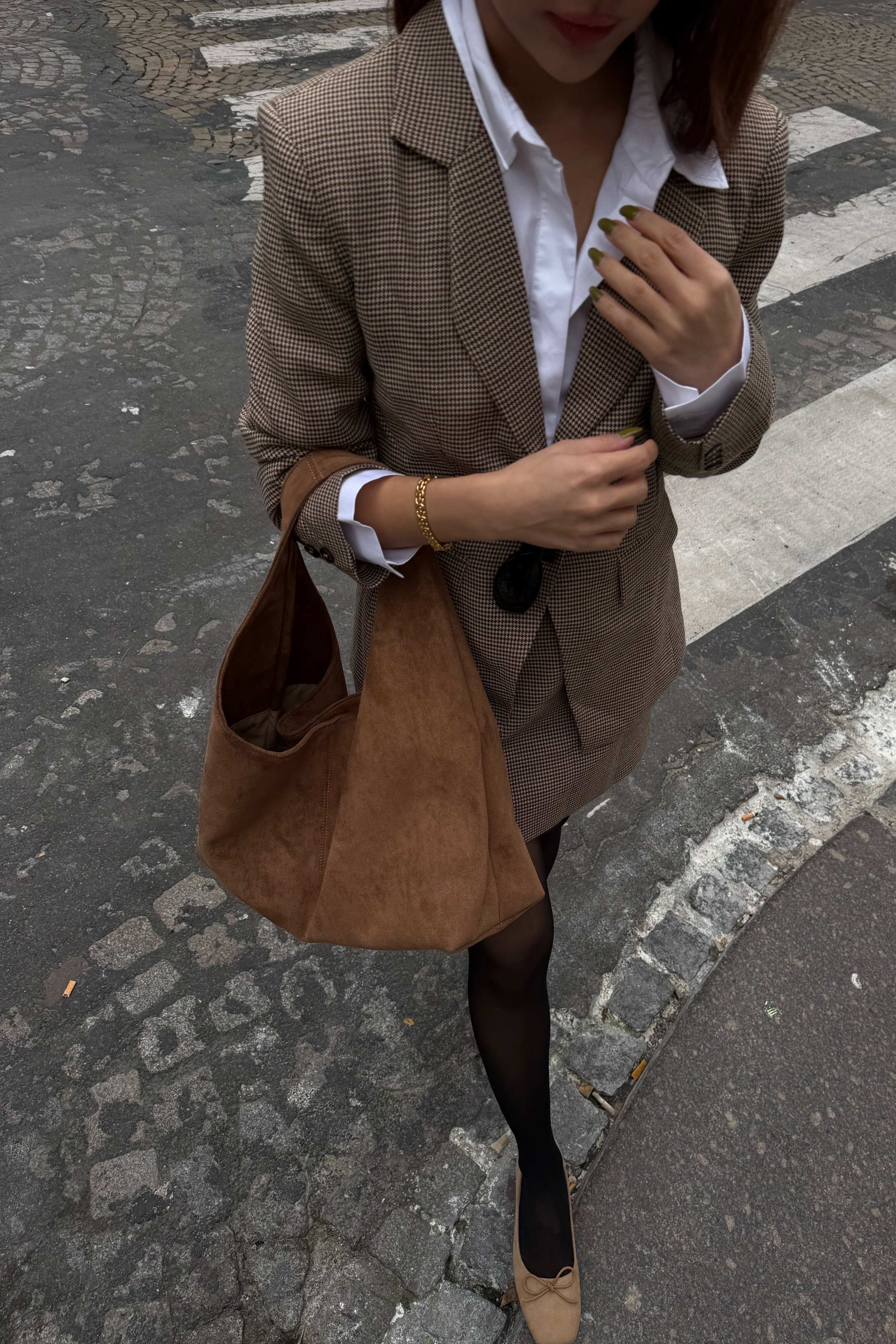 Carrie Midi Suede in Cinnamon - Image 4