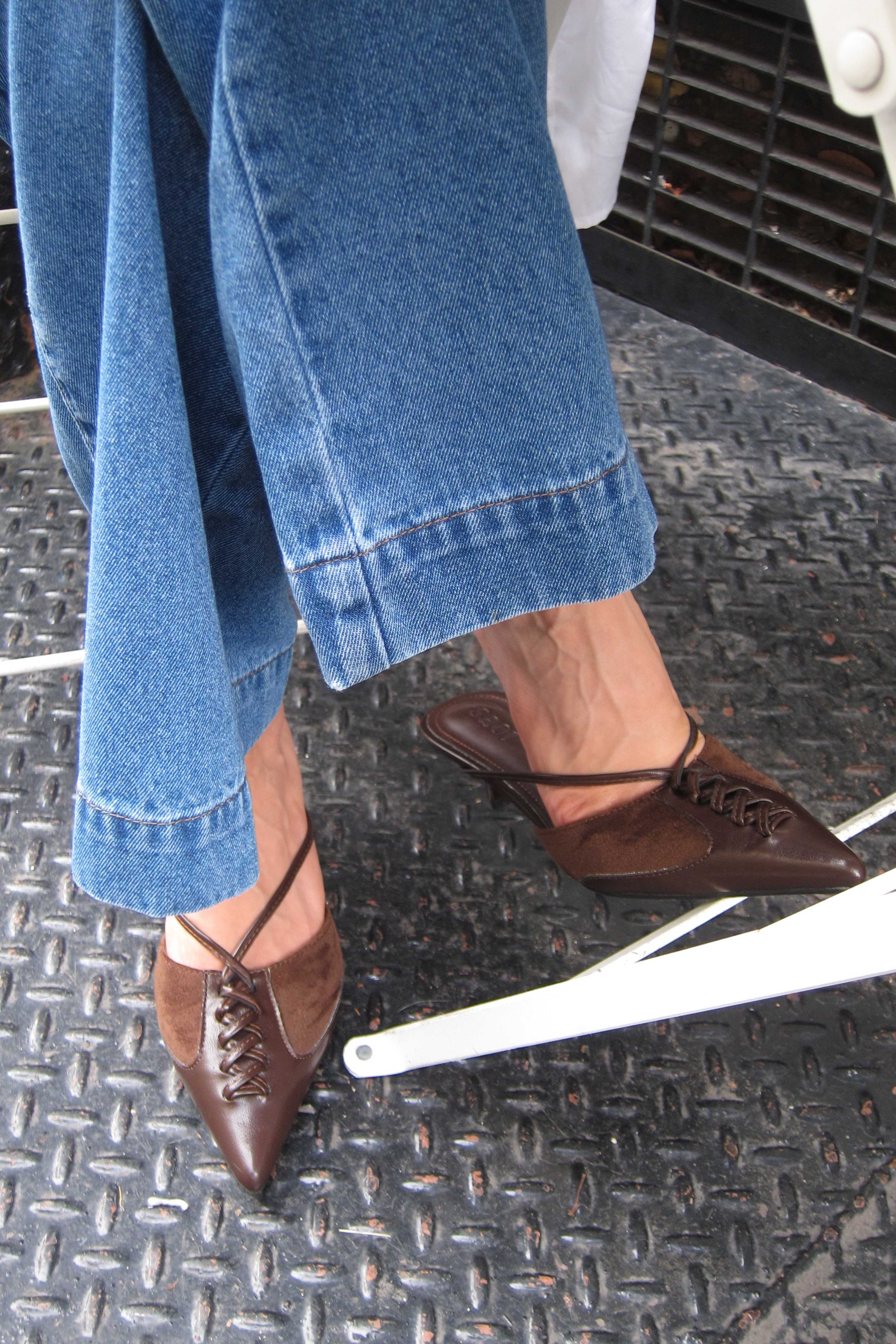 Cindy Kitten Heels in Solstice Brown - Image 3