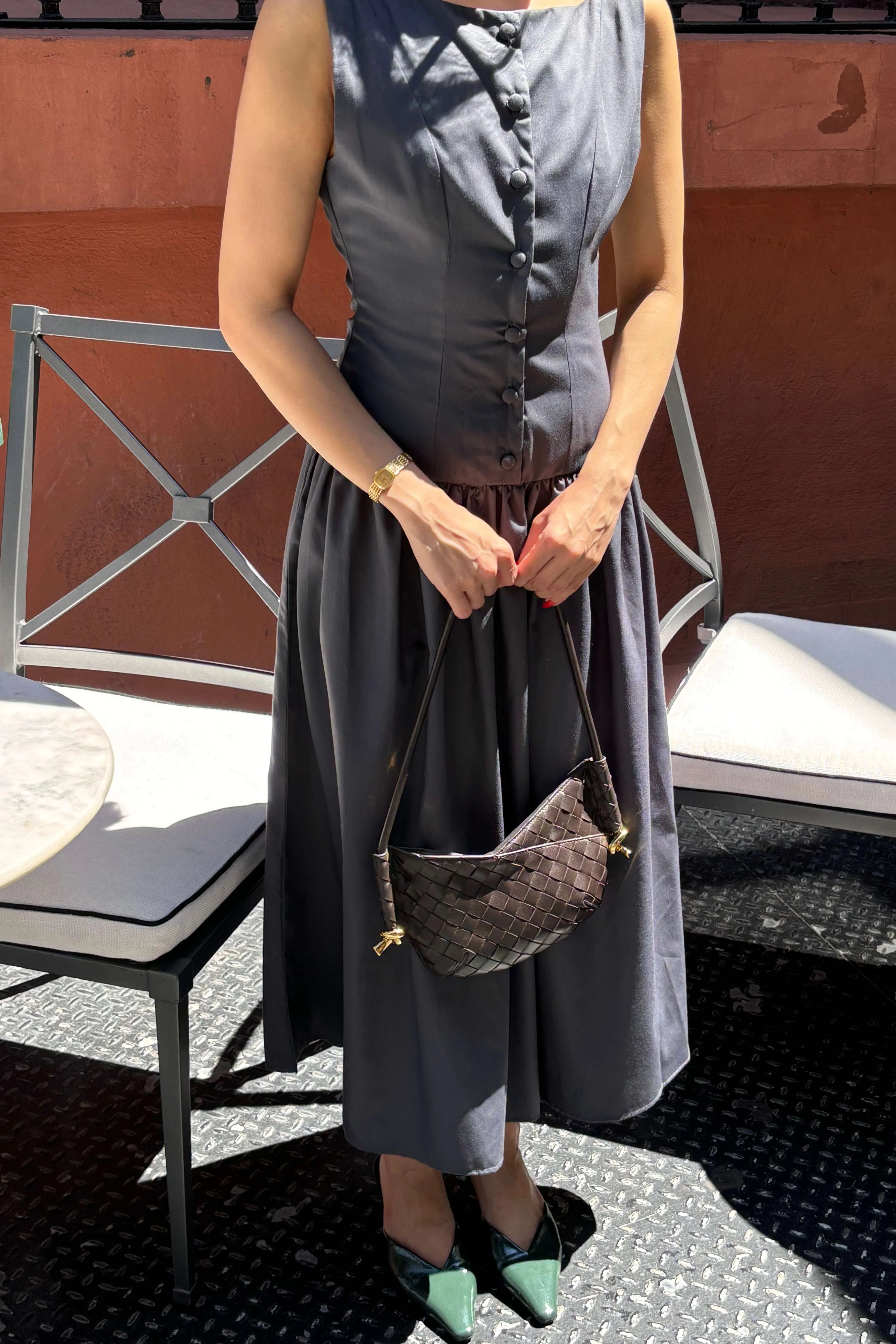 Emma Dress in Grey - Image 5