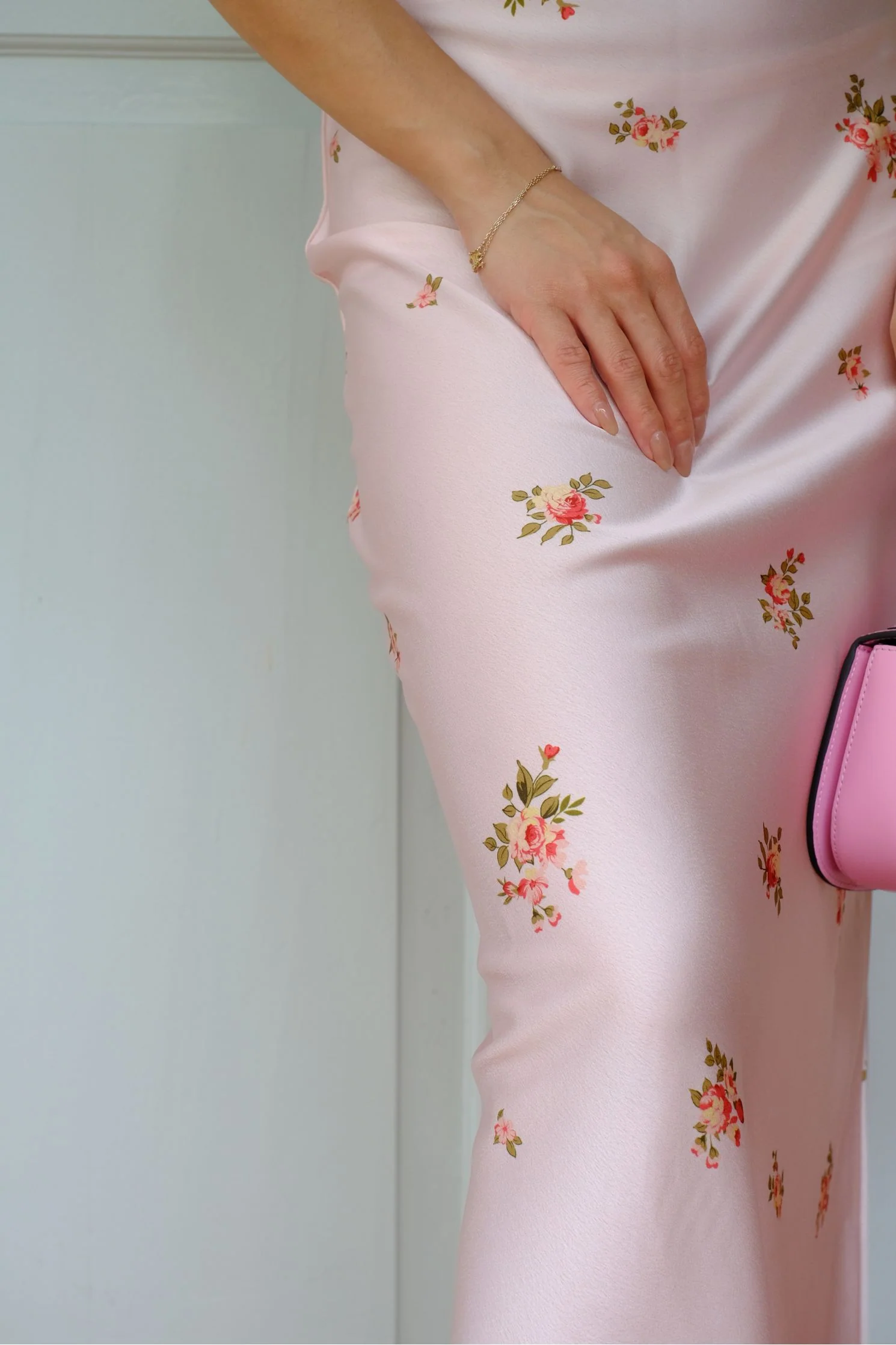 Fiore Maxi Skirt in Frangipani Pink - Image 4
