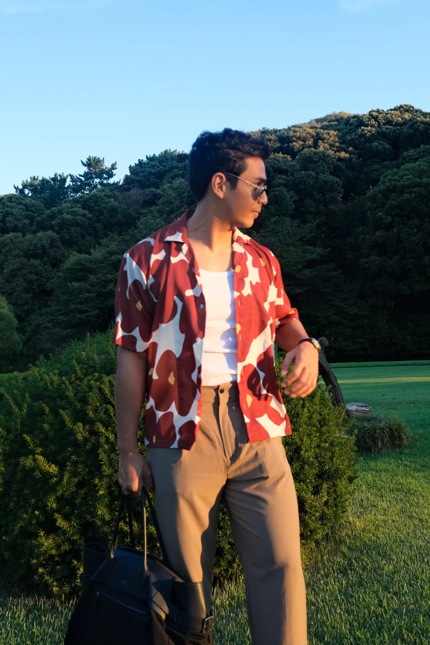 Fuji Shirt in Red - Image 3