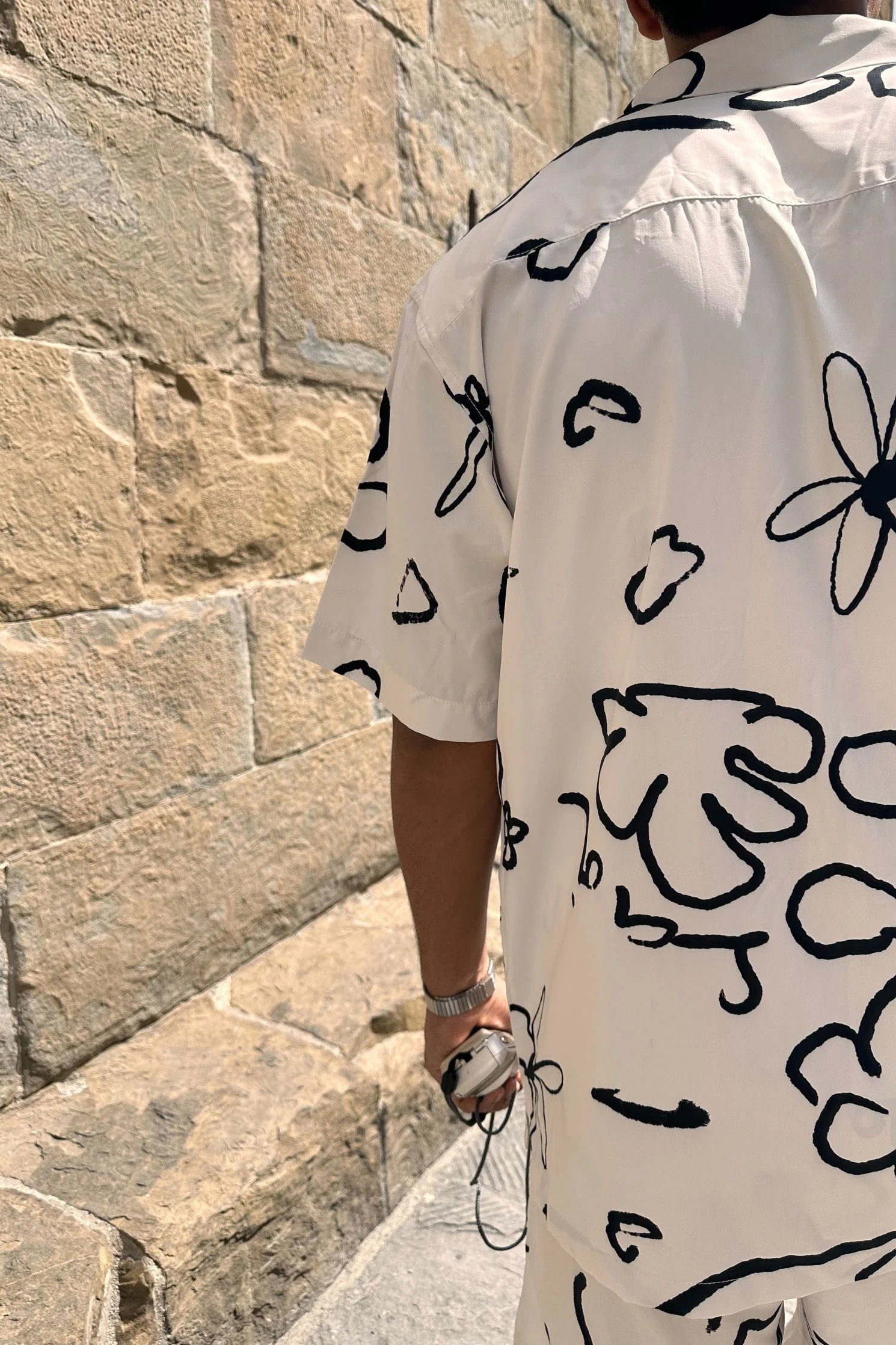 Isla Oversized Shirt in Crema Cream - Image 3