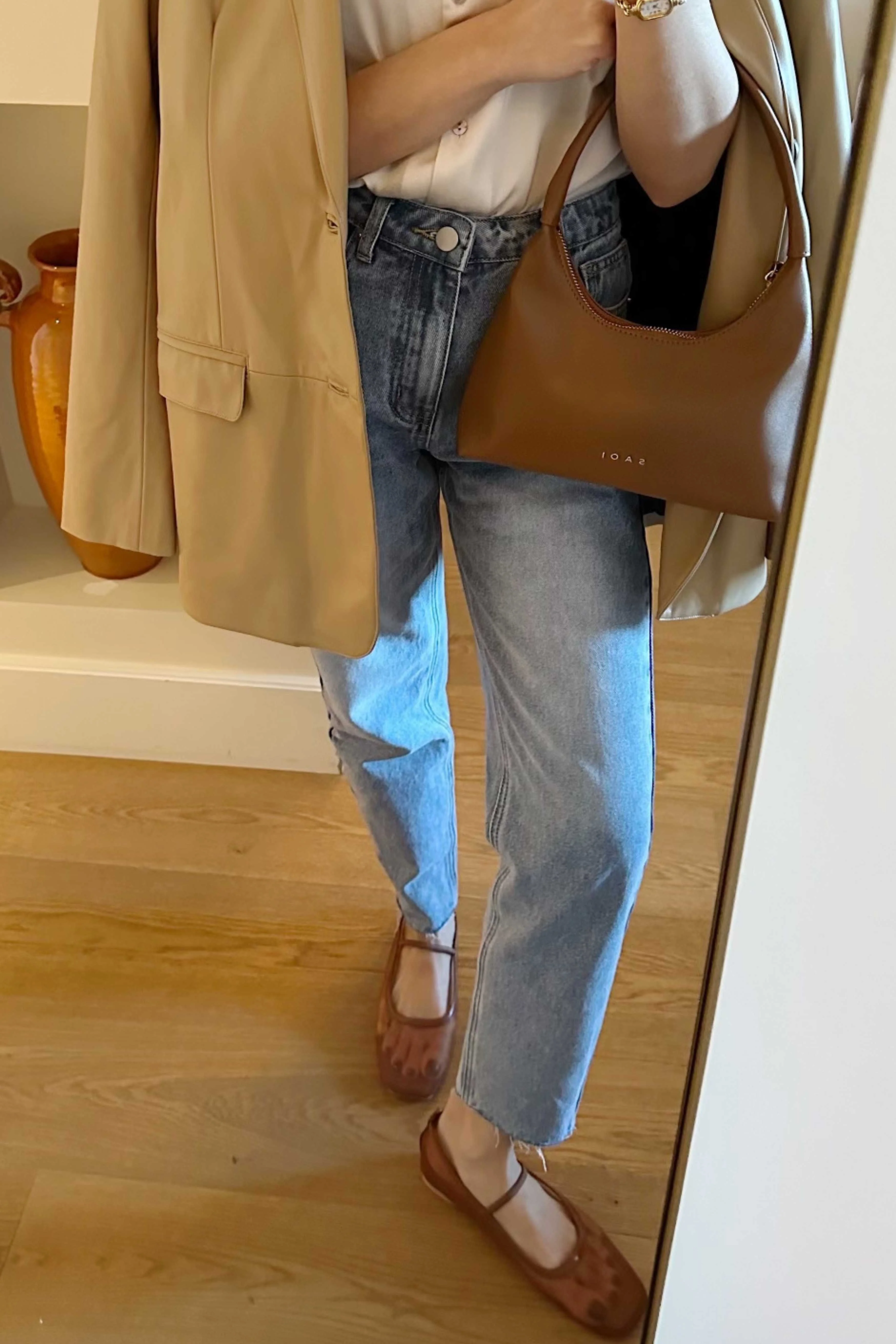 Janet Flats in Caramel - Image 4