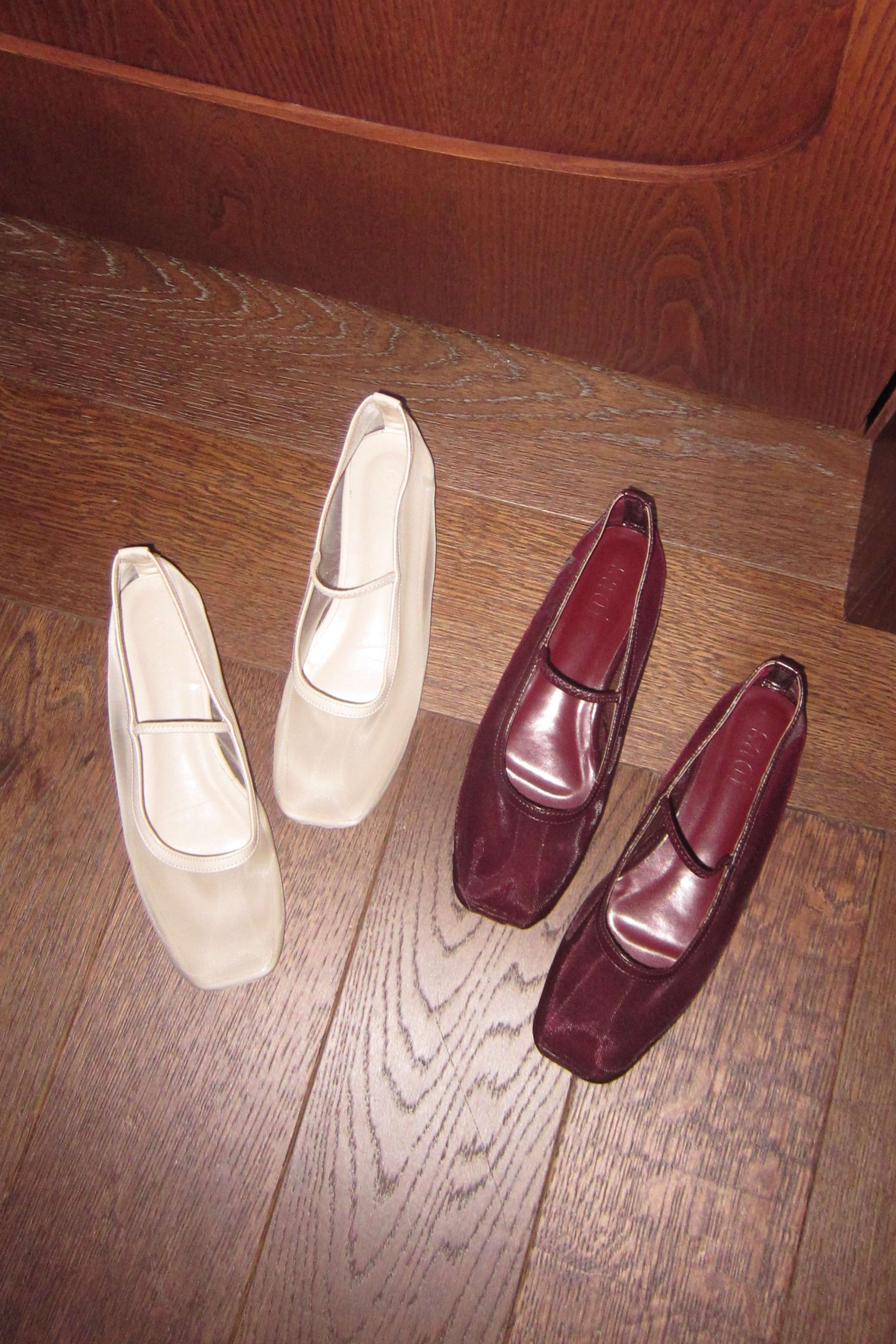 Janet Mesh Flats in Vanilla - Image 6