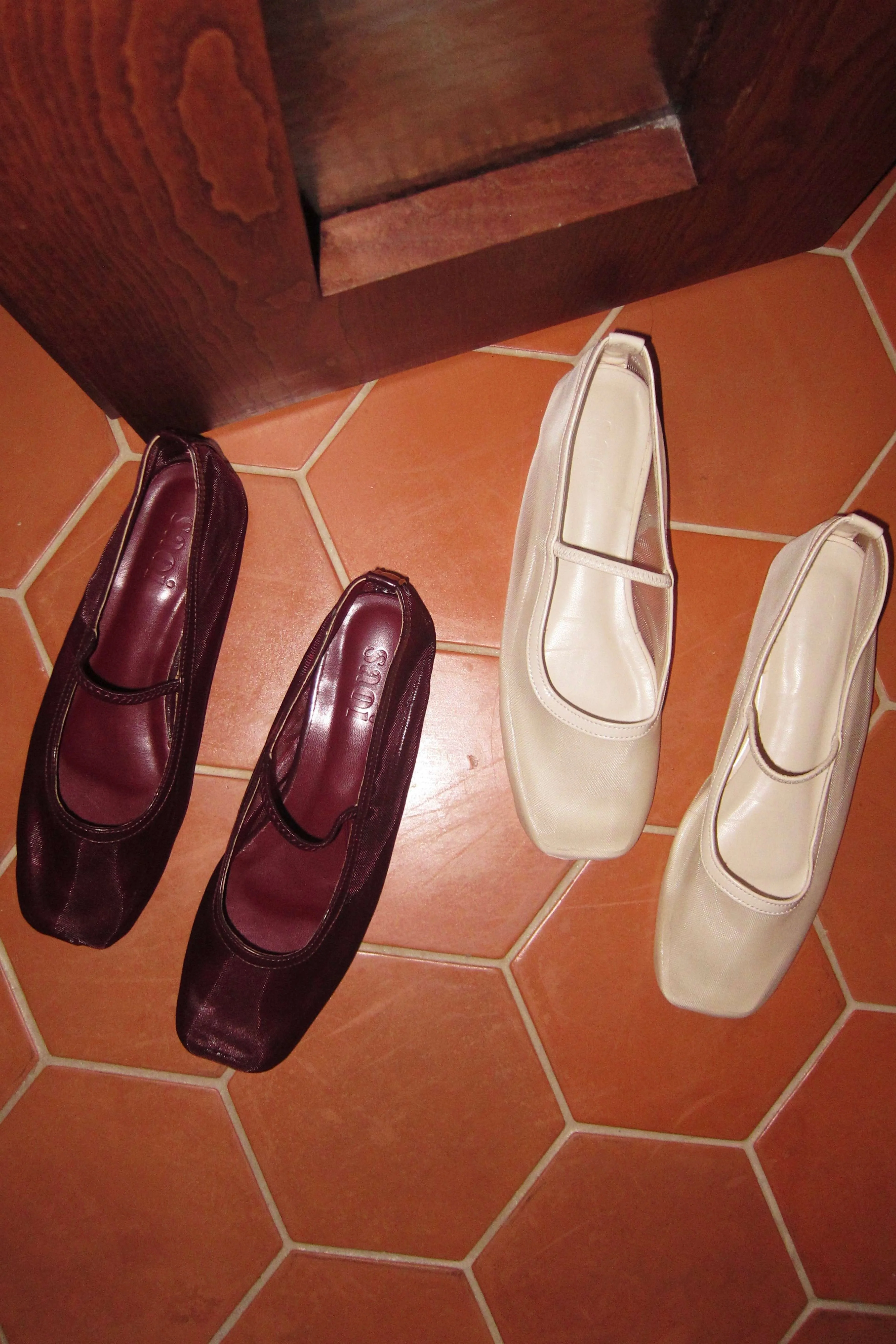 Janet Mesh Flats in Vanilla - Image 7