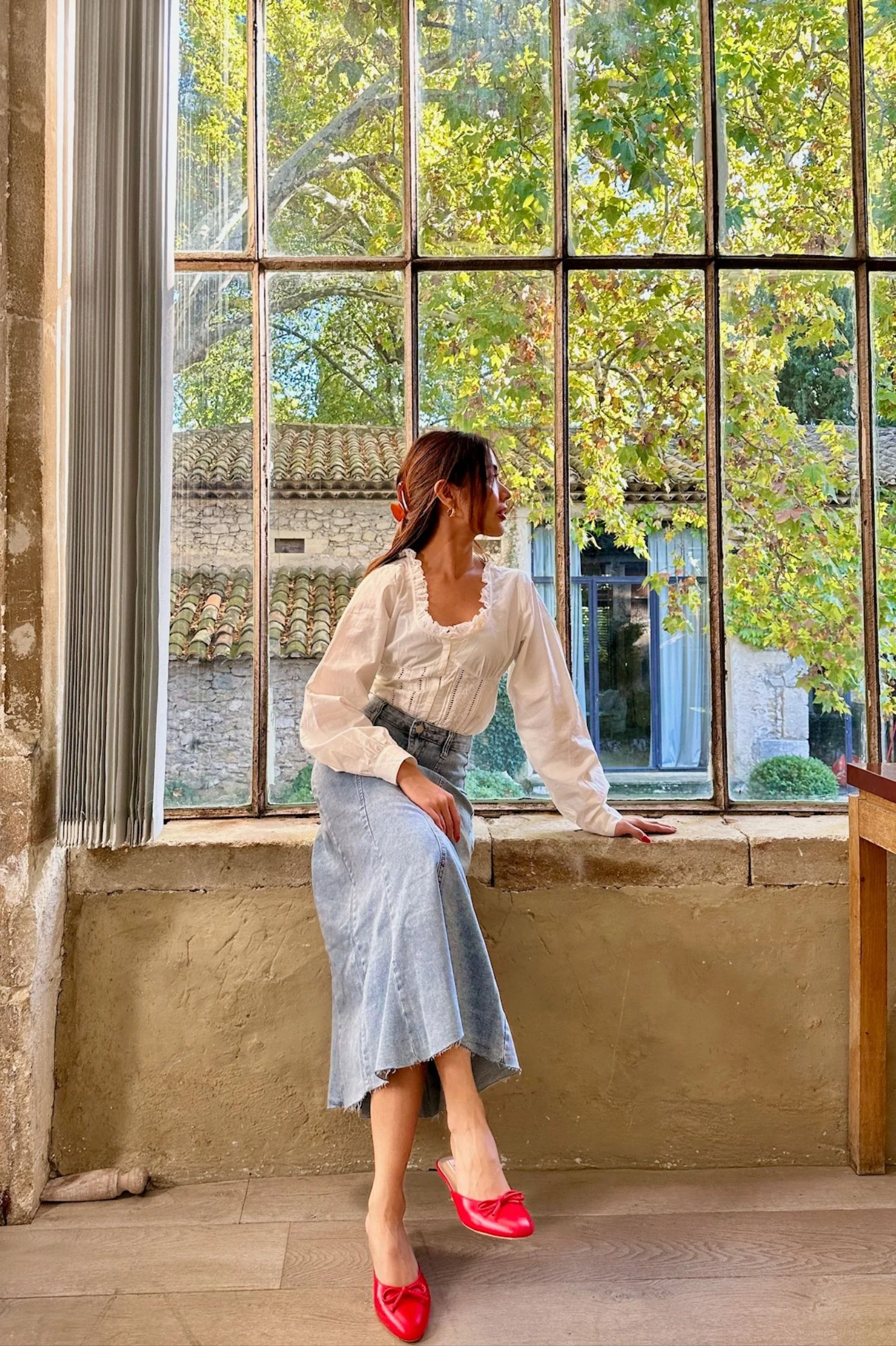 Jeanne Denim Skirt - Image 4