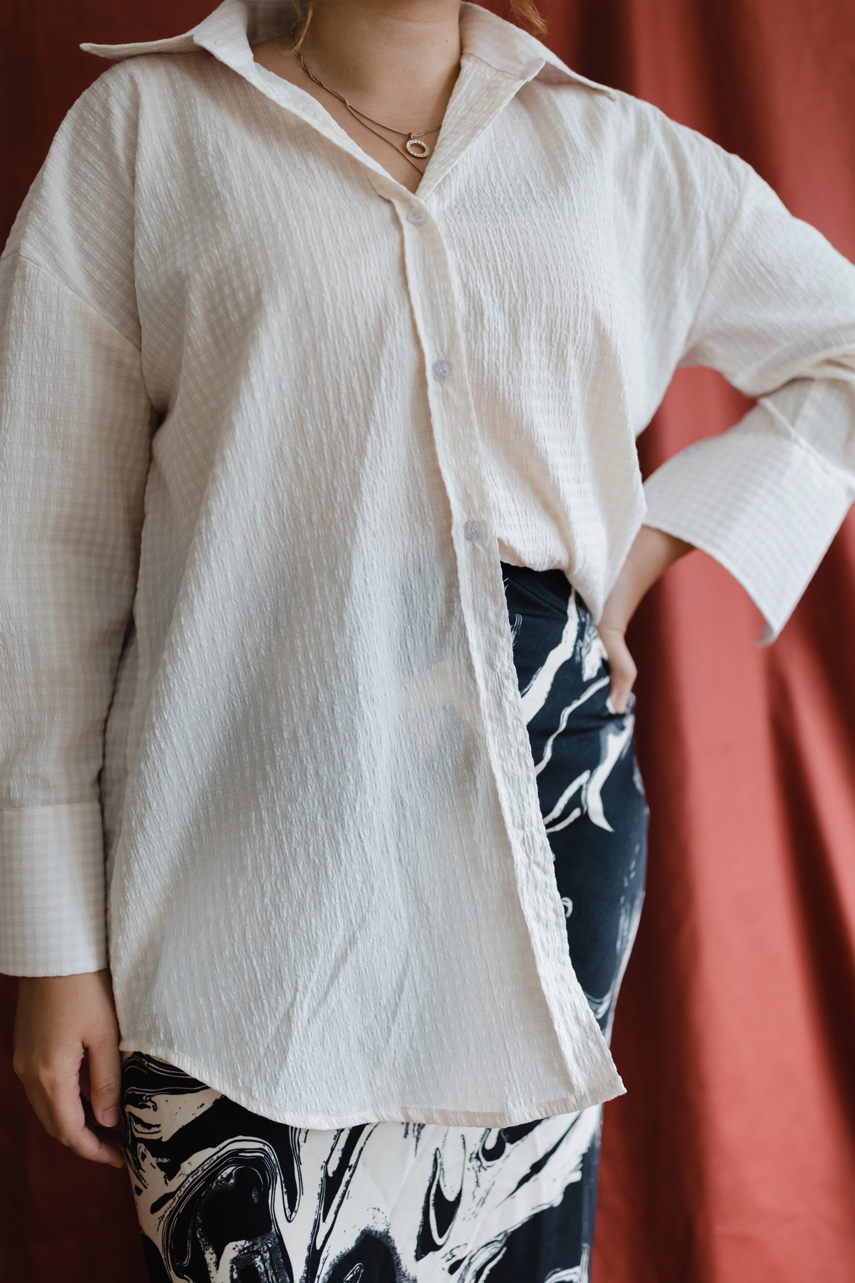 Kind To Myself Oversized Shirt - Image 6