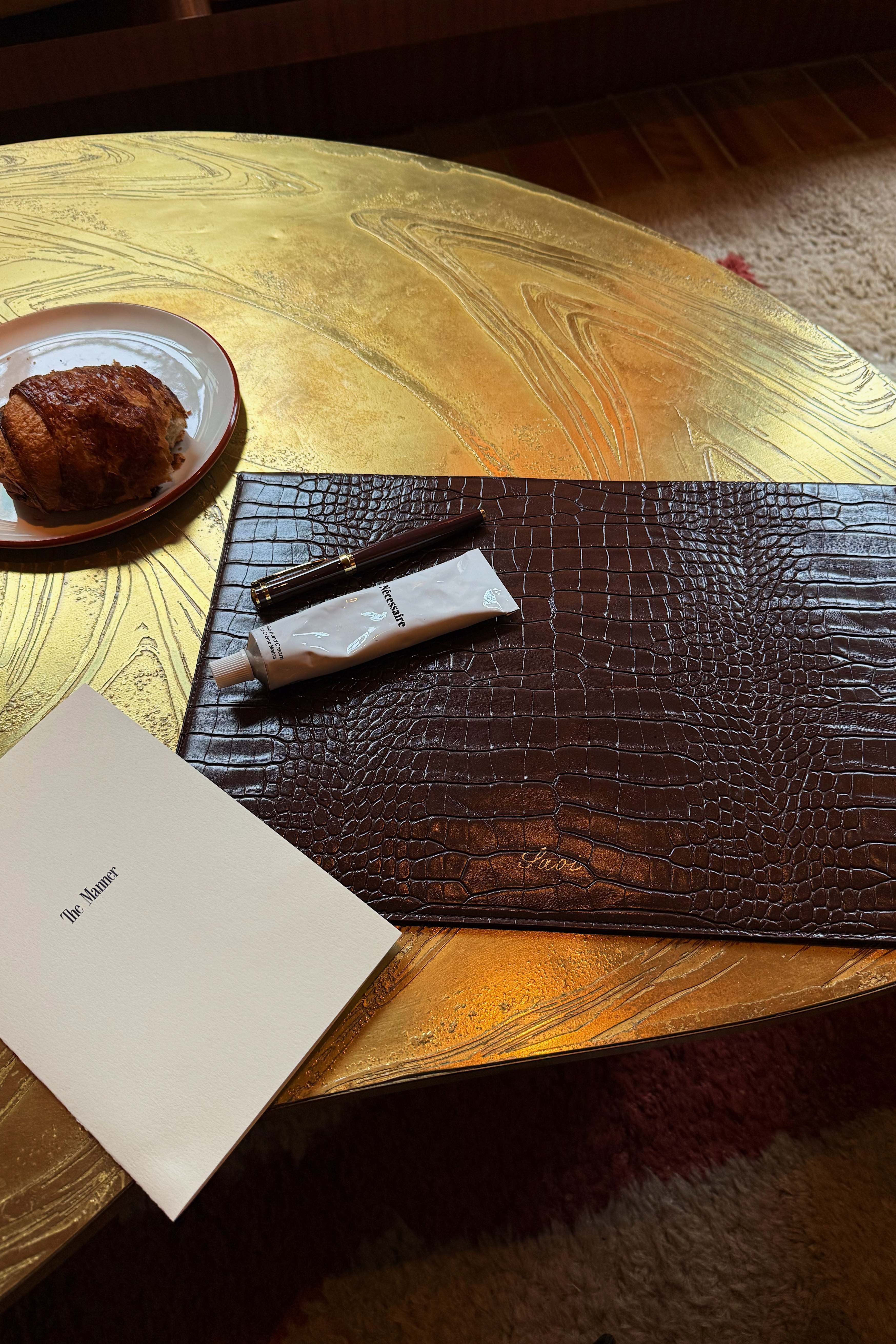 Laptop Case in Croc Brown - Image 5
