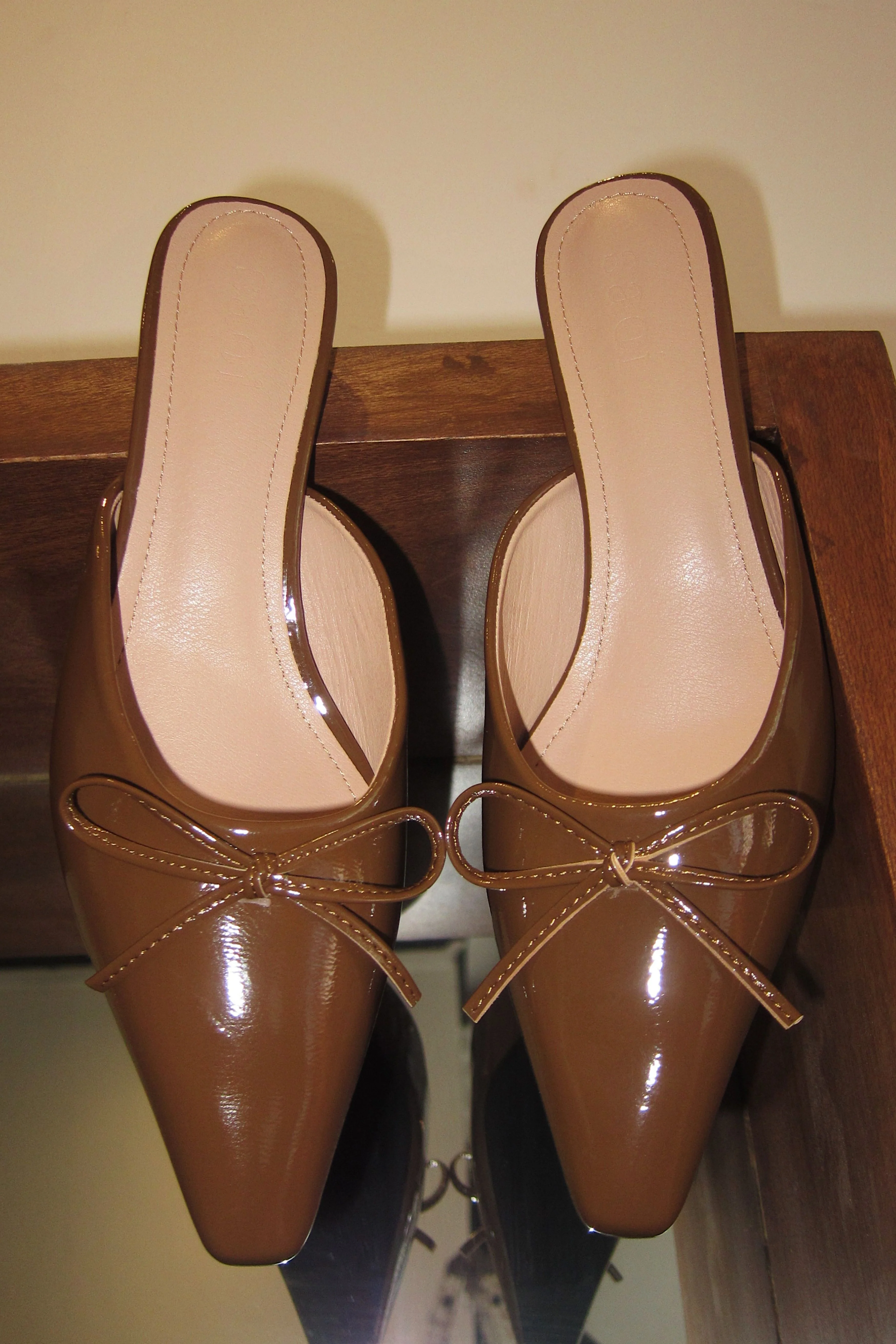 Lola Kitten Heels in Khaki Green - Image 3