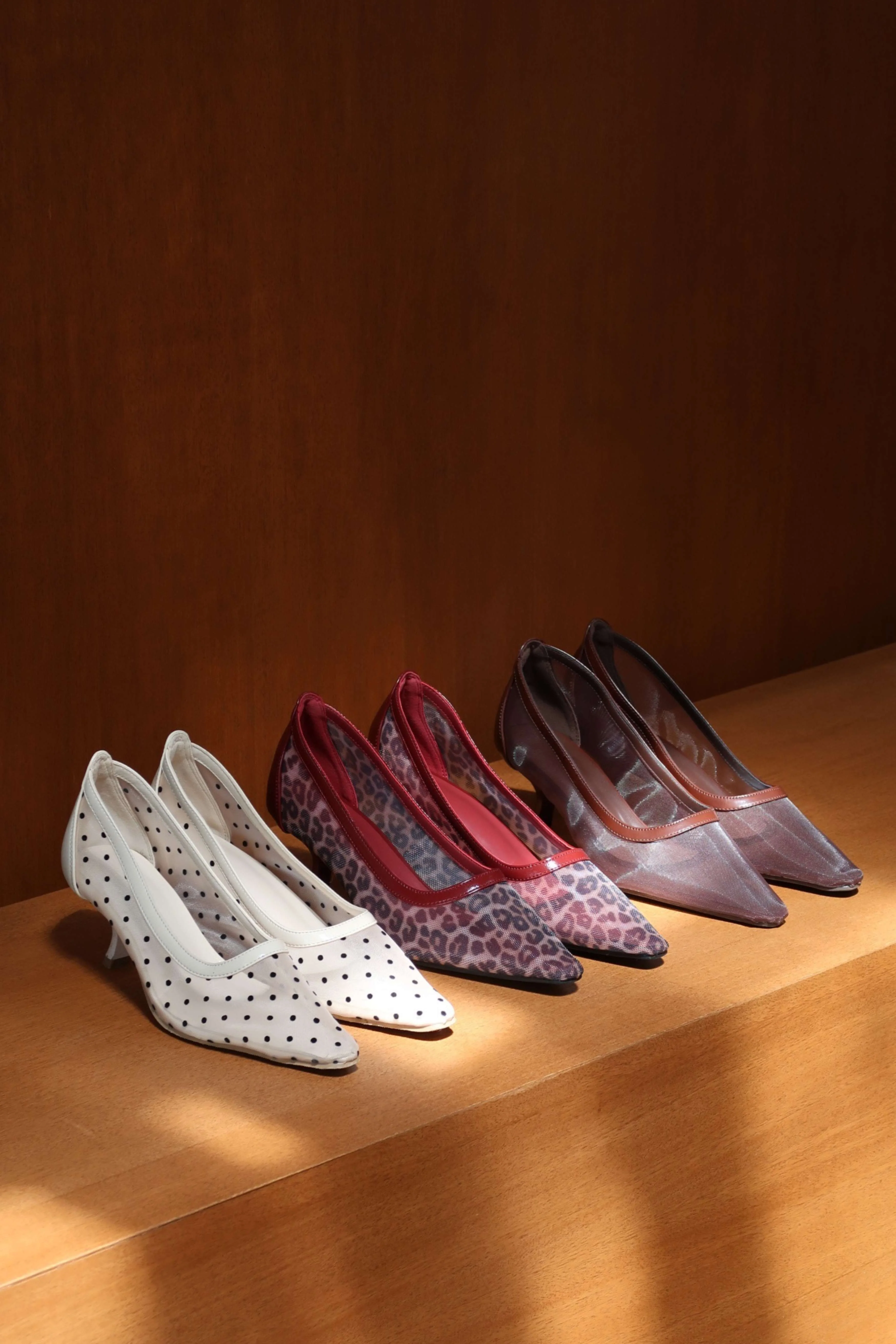Lucy Mesh Heels in Solange - Image 5