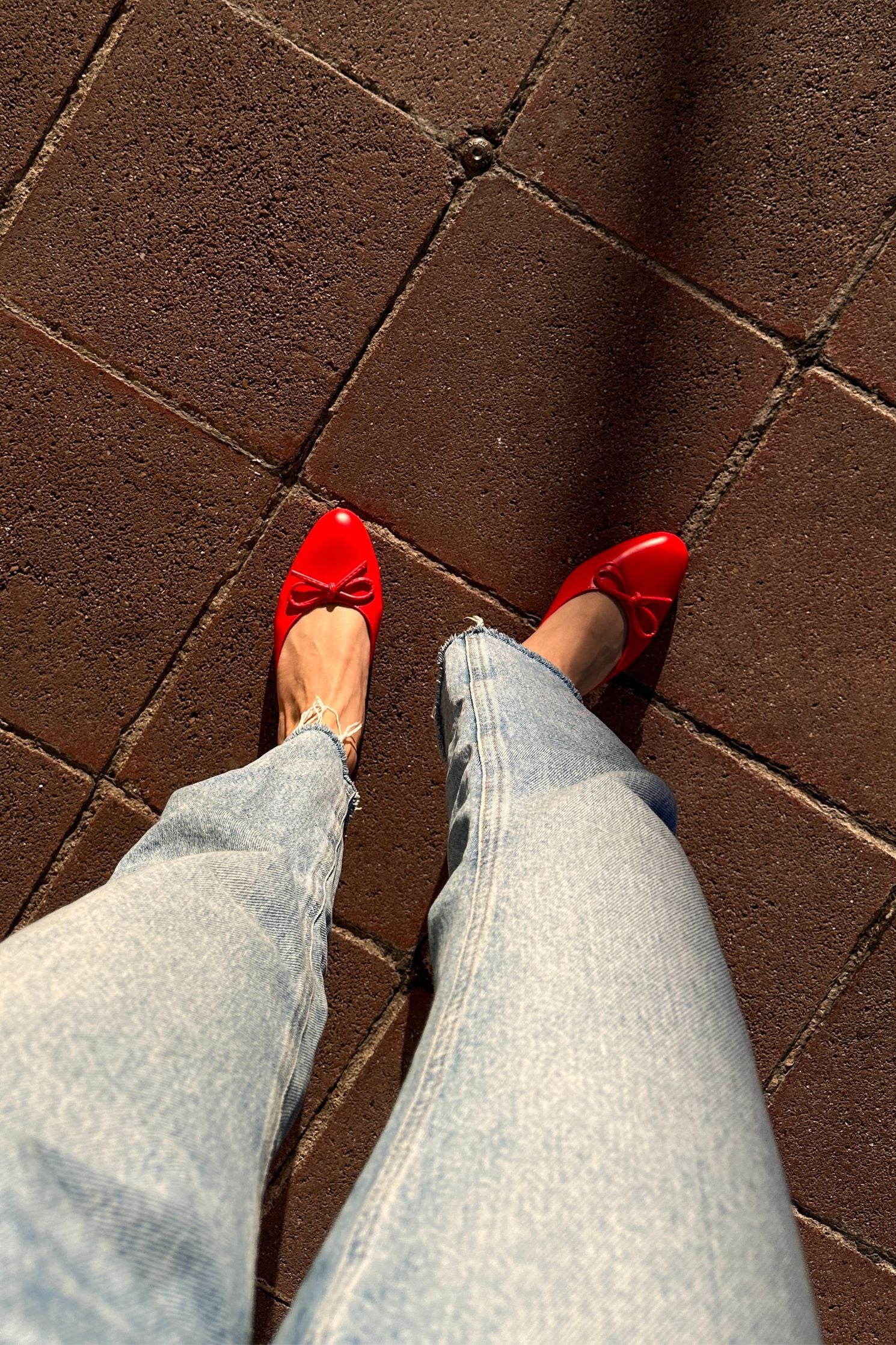 Marie Kitten Heels in French Kiss Red - Image 4