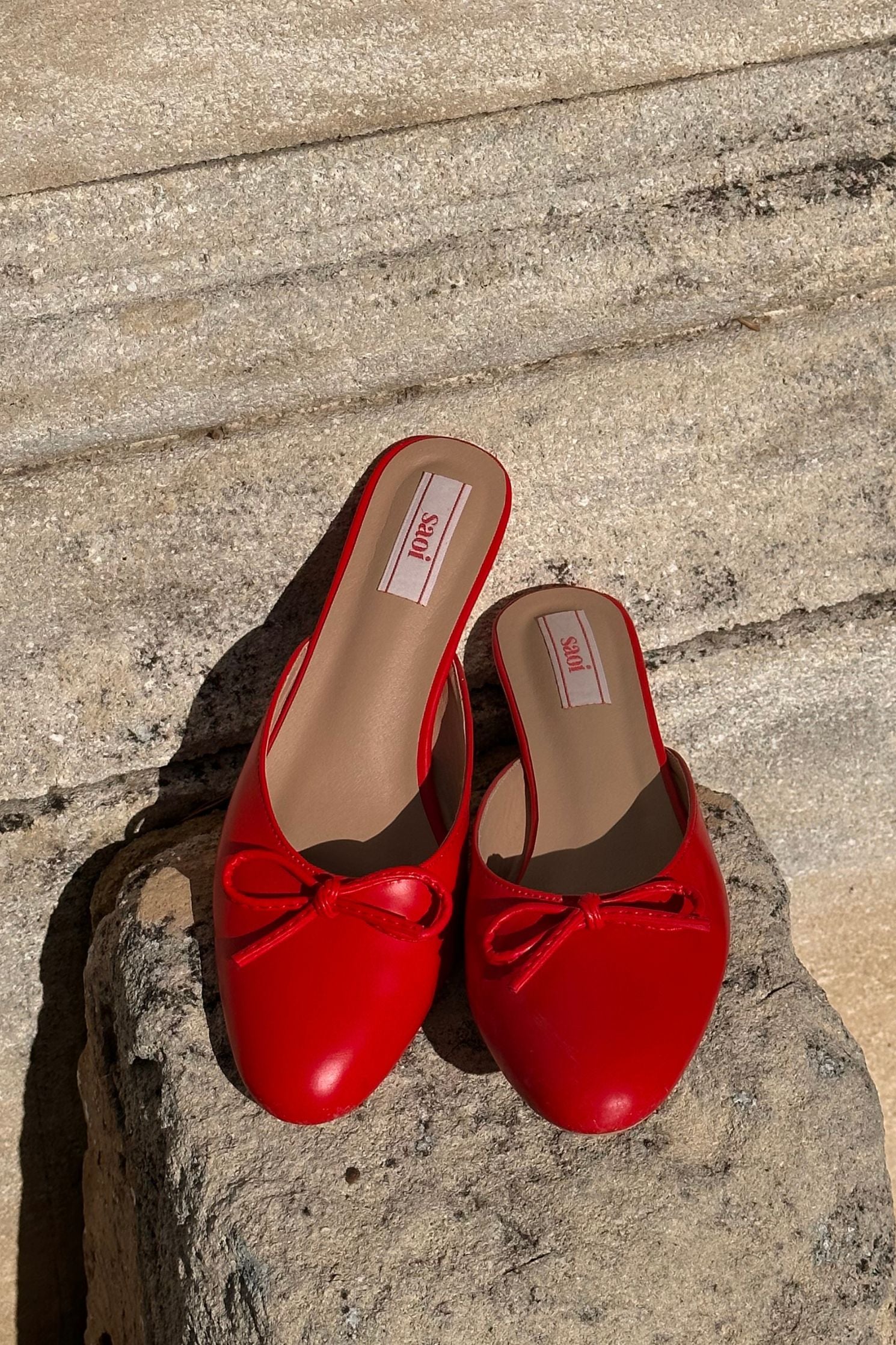 Marie Kitten Heels in French Kiss Red - Image 5