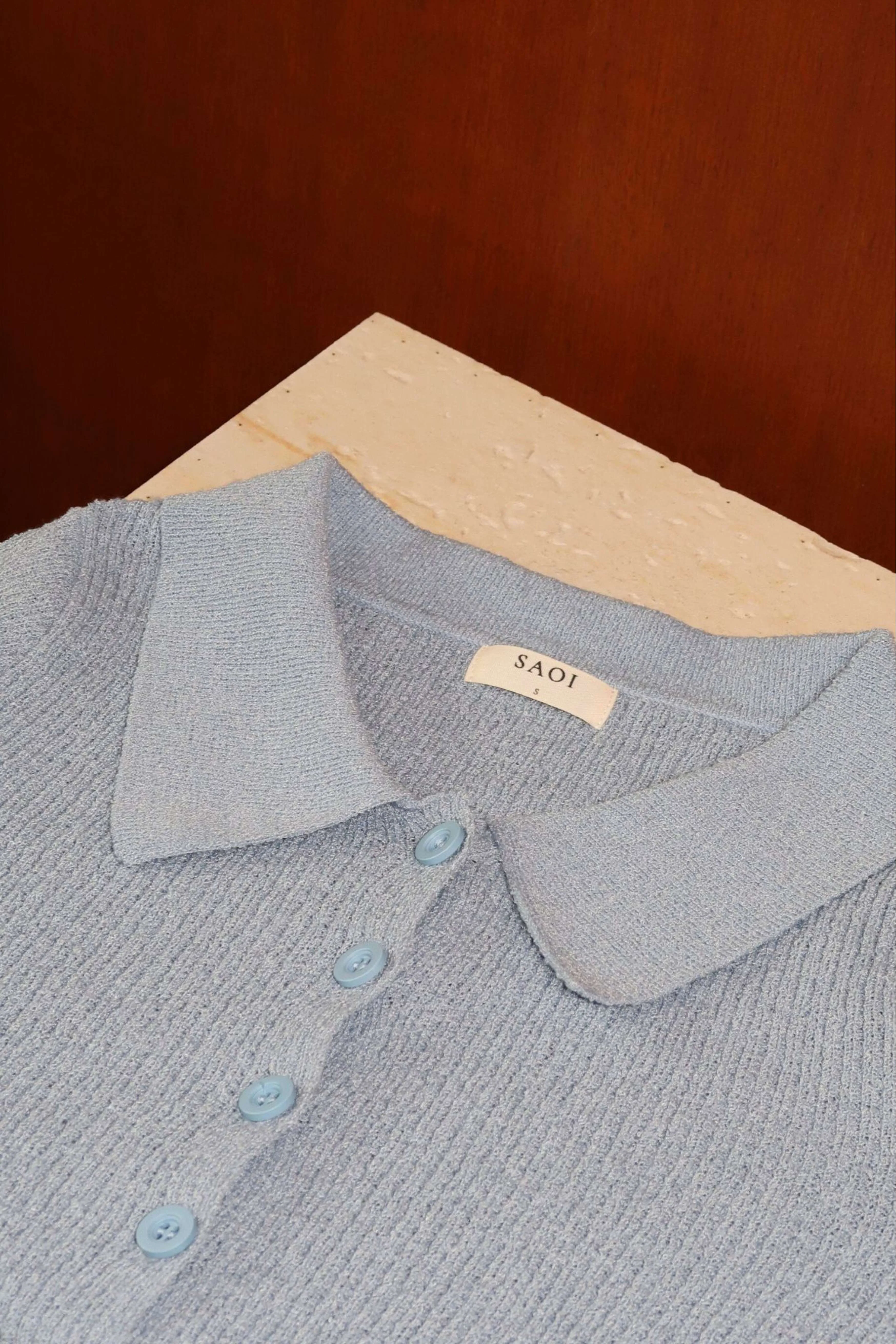 Melrose Knit Dress in French Blue - Image 5