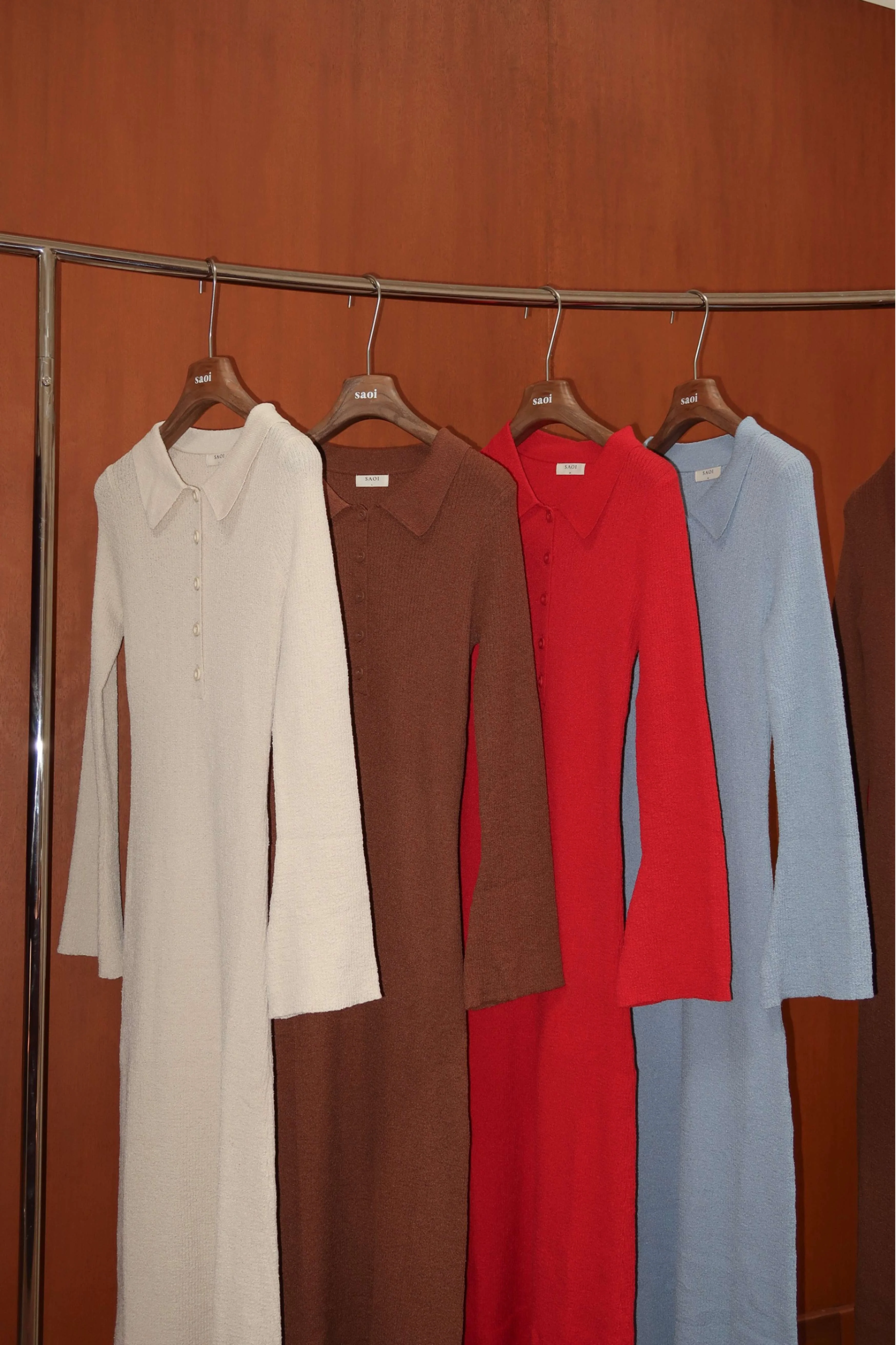 Melrose Knit Dress in French Blue - Image 6