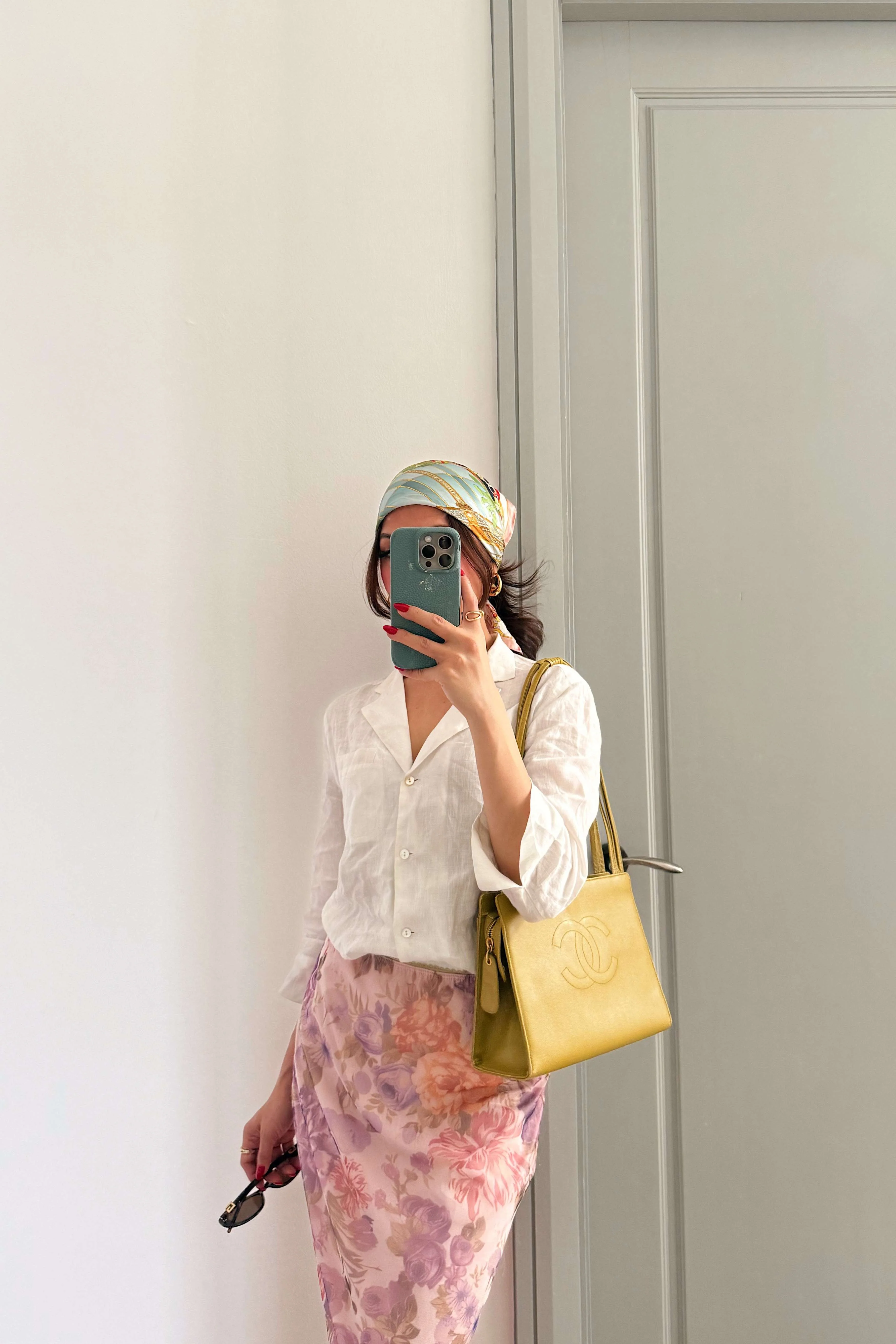 Mesh Skirt in Powder Blossom - Image 7