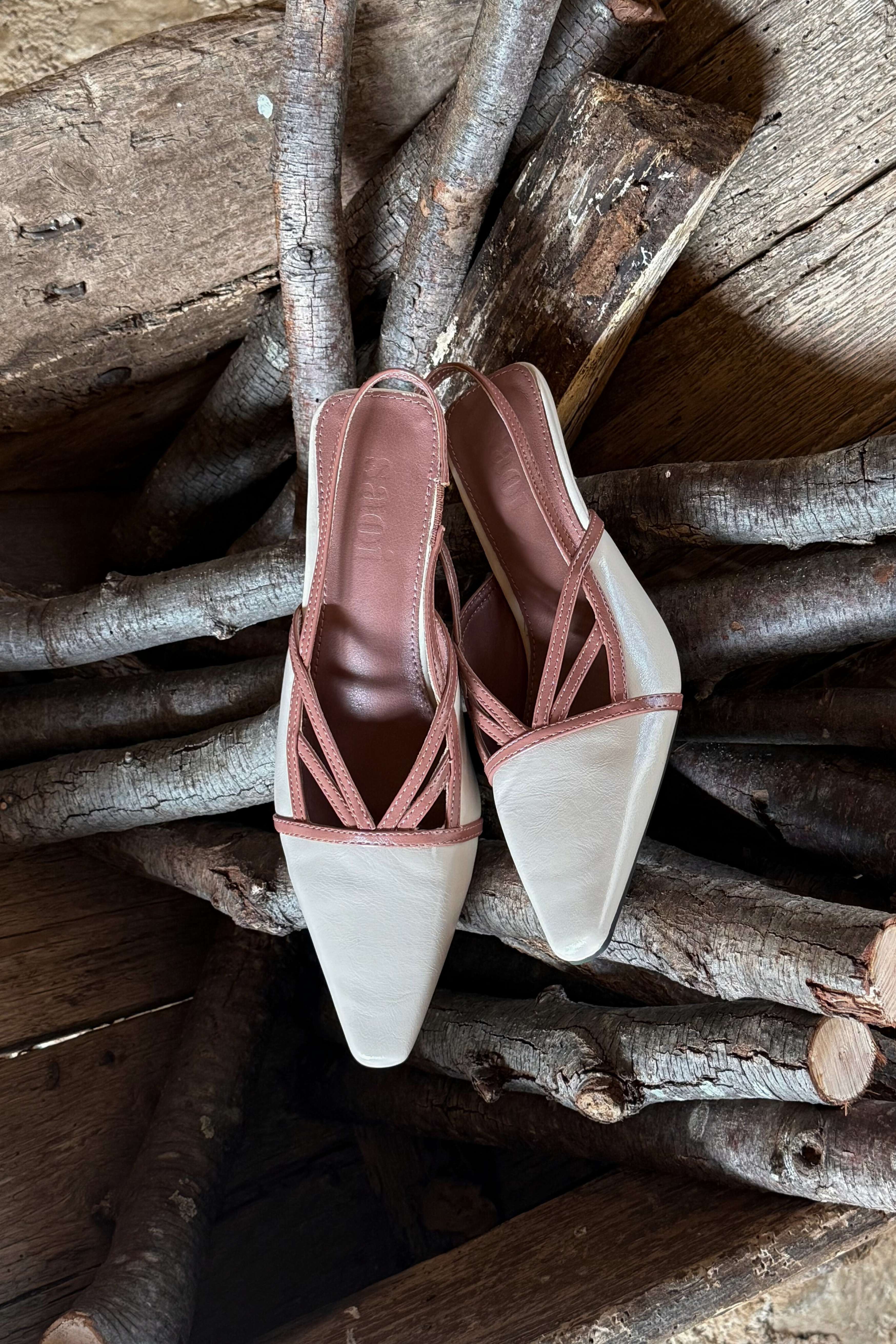 Naima Slingback Heels in Pink Salt - Image 3