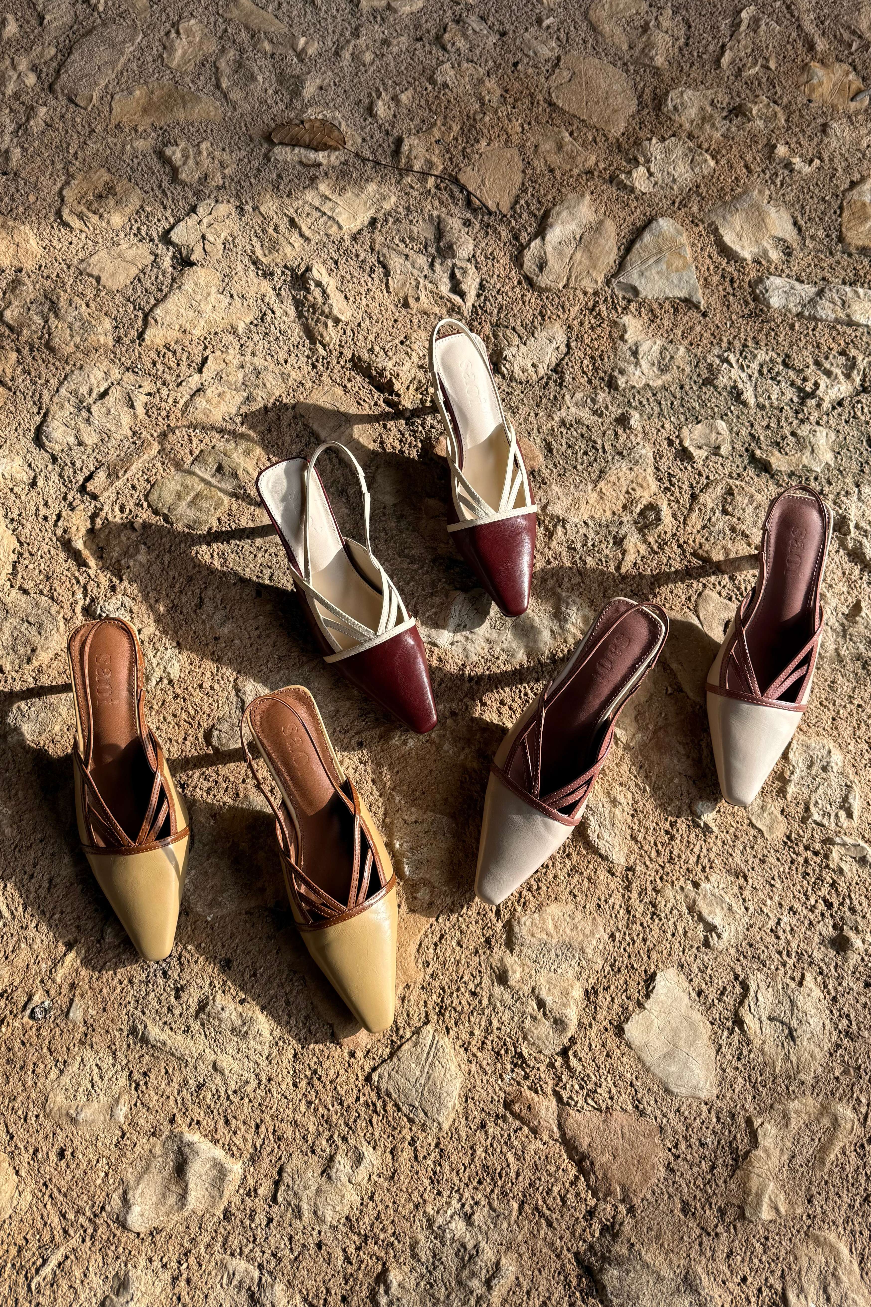 Naima Slingback Heels in Pink Salt - Image 5