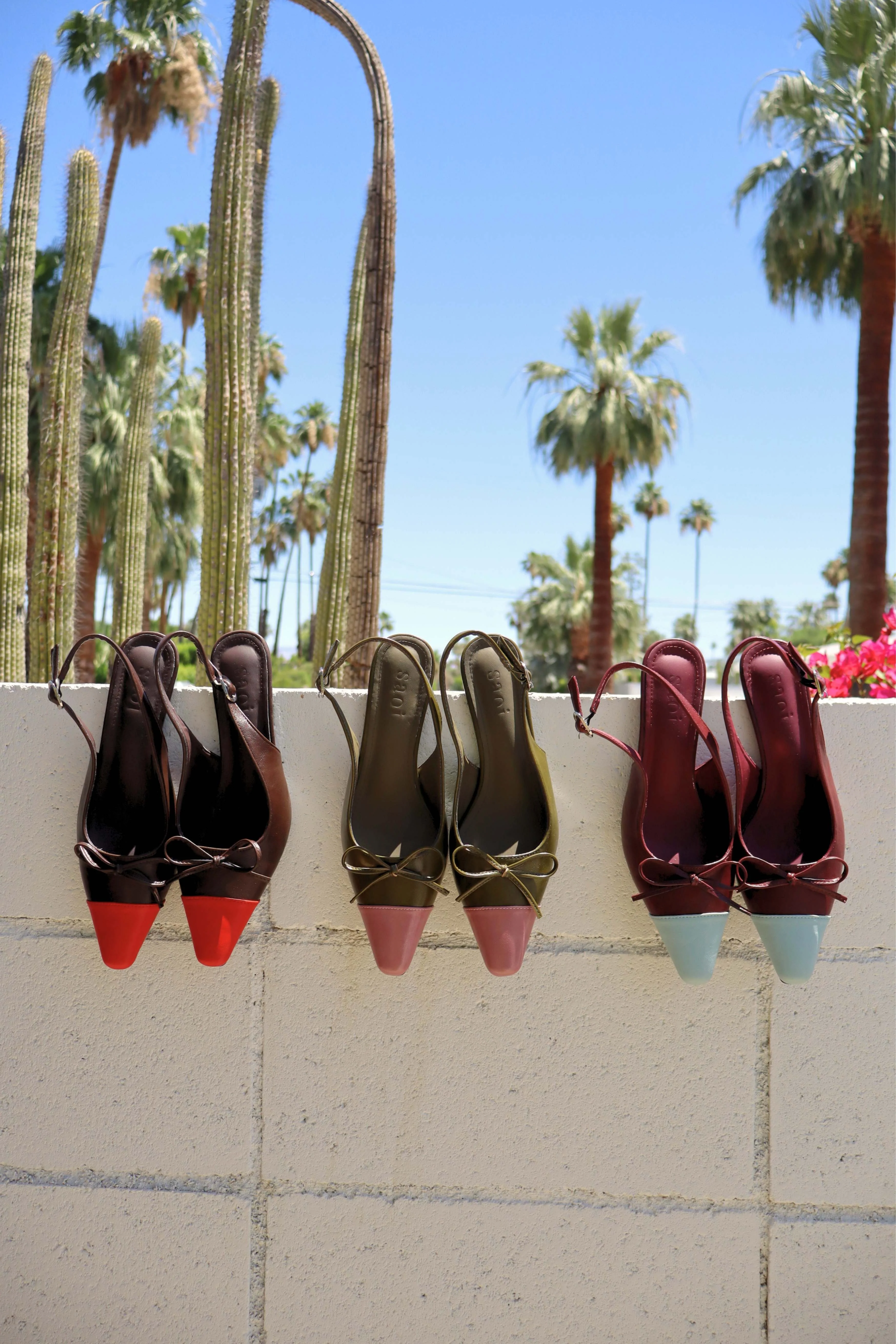 Naomi Slingback Heels in Navel - Image 3