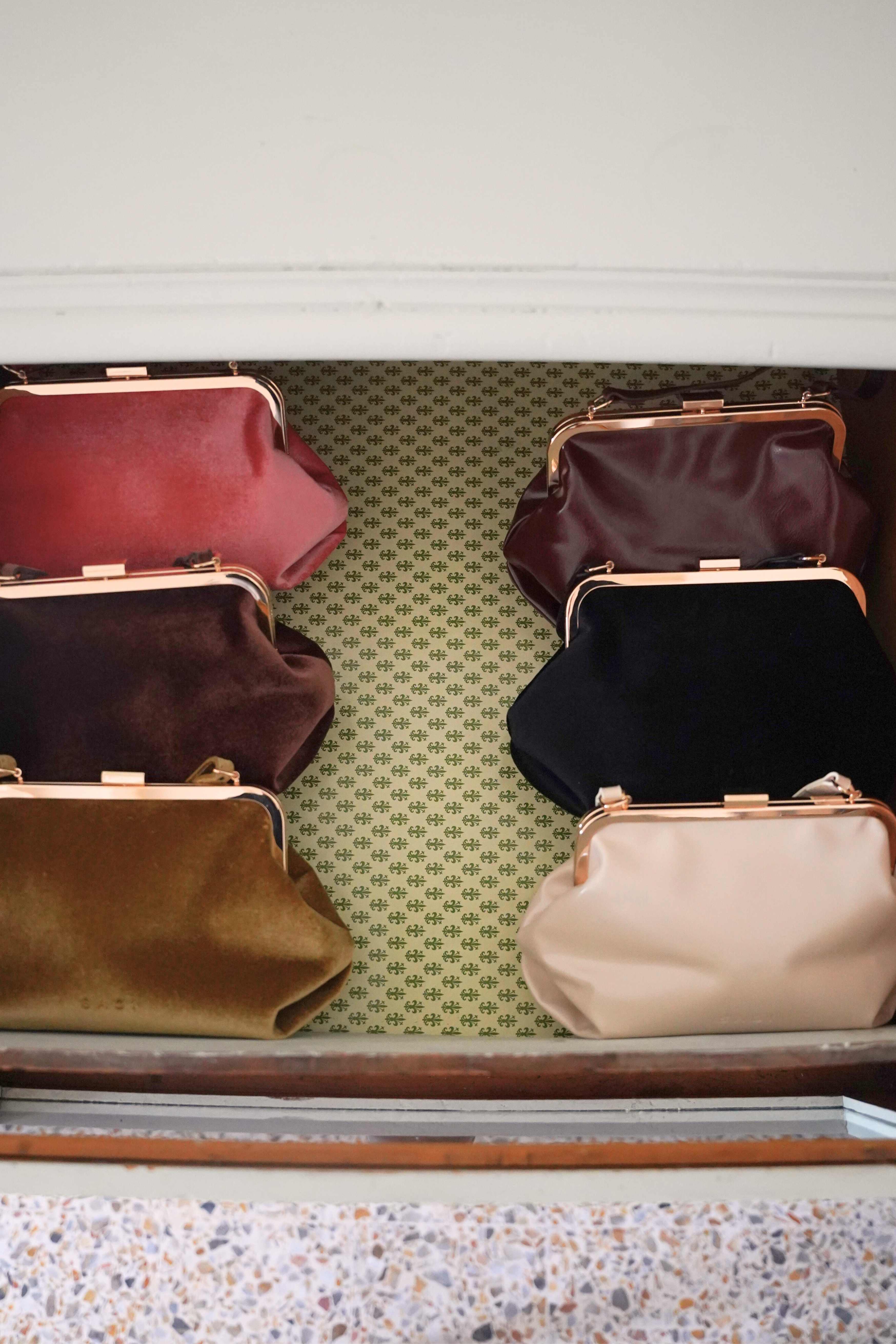 Nara Clutch in Black Olive - Image 4