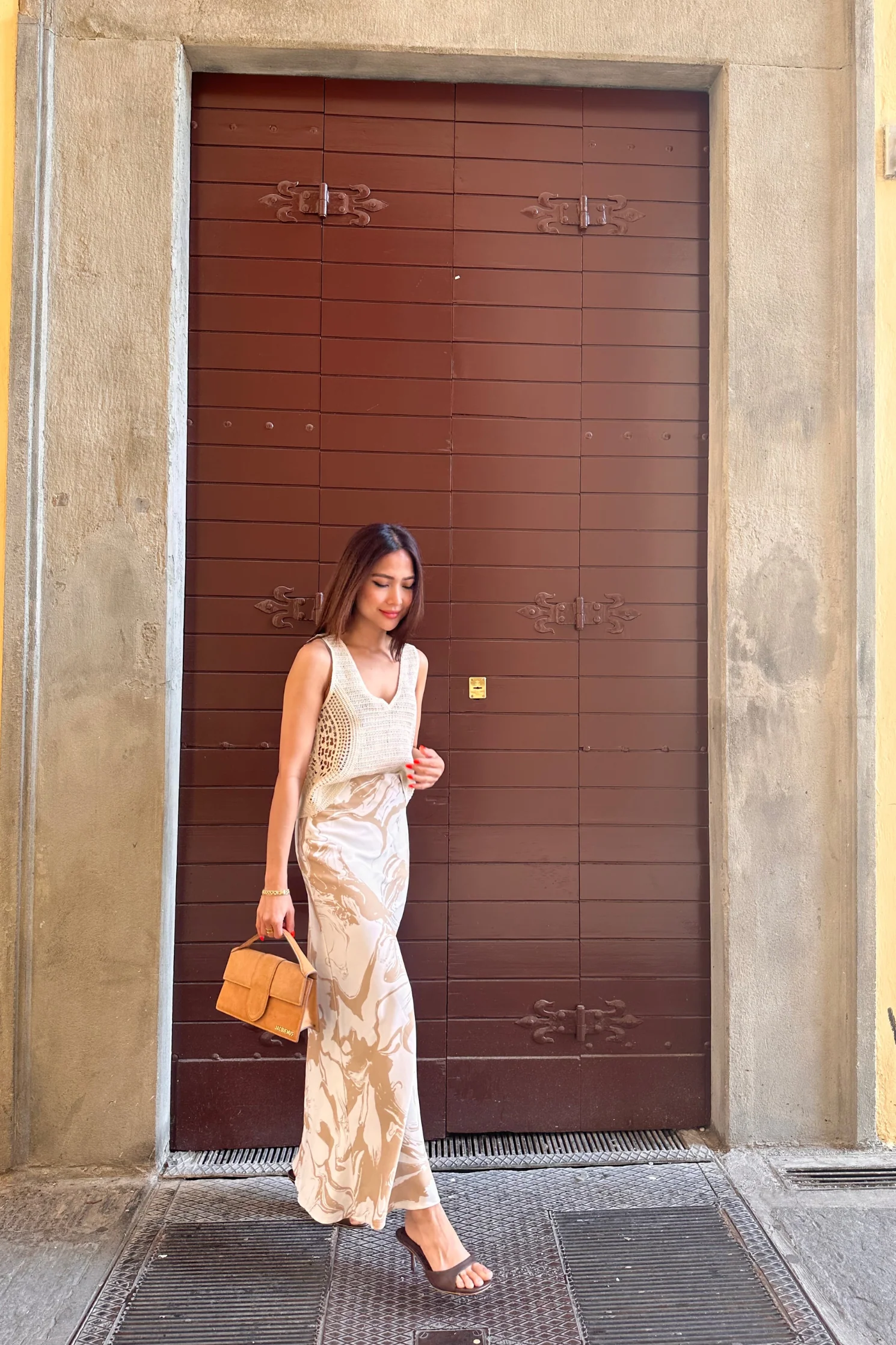 Palermo Maxi Skirt in Dulce Cream - Image 3