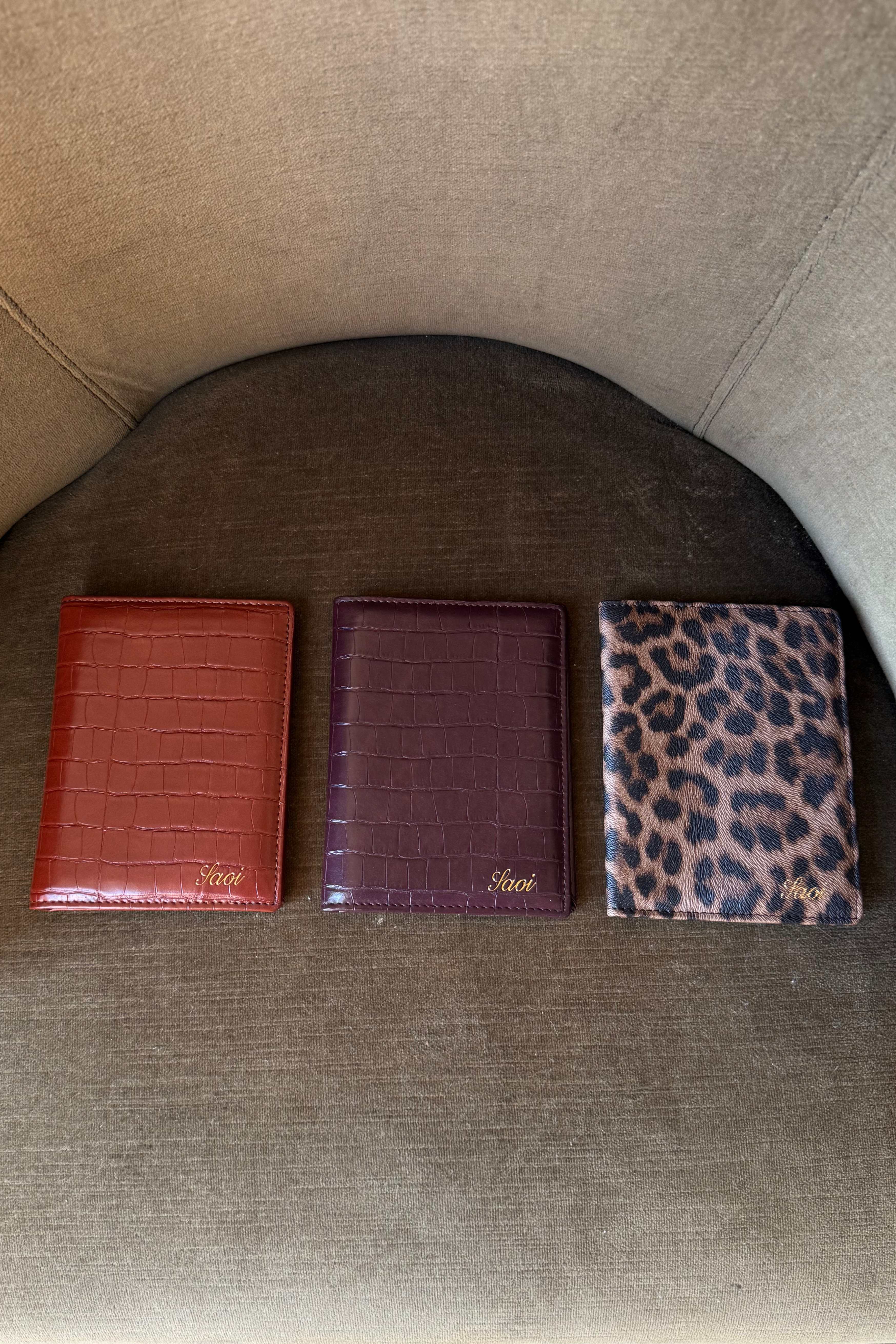 Passport Holder in Espresso - Image 2