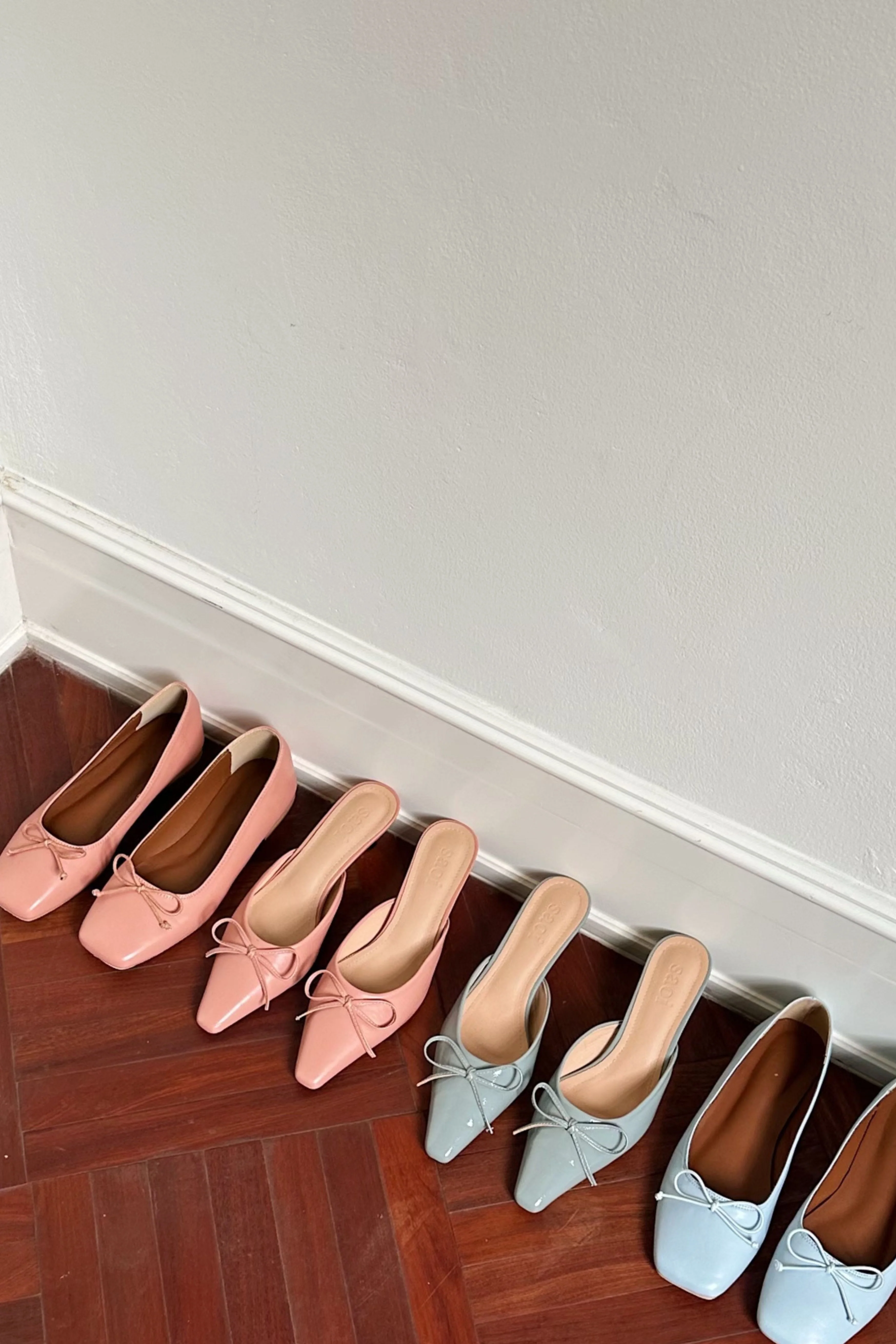 Poppy Ballet Flats in Ballerina Nude - Image 6