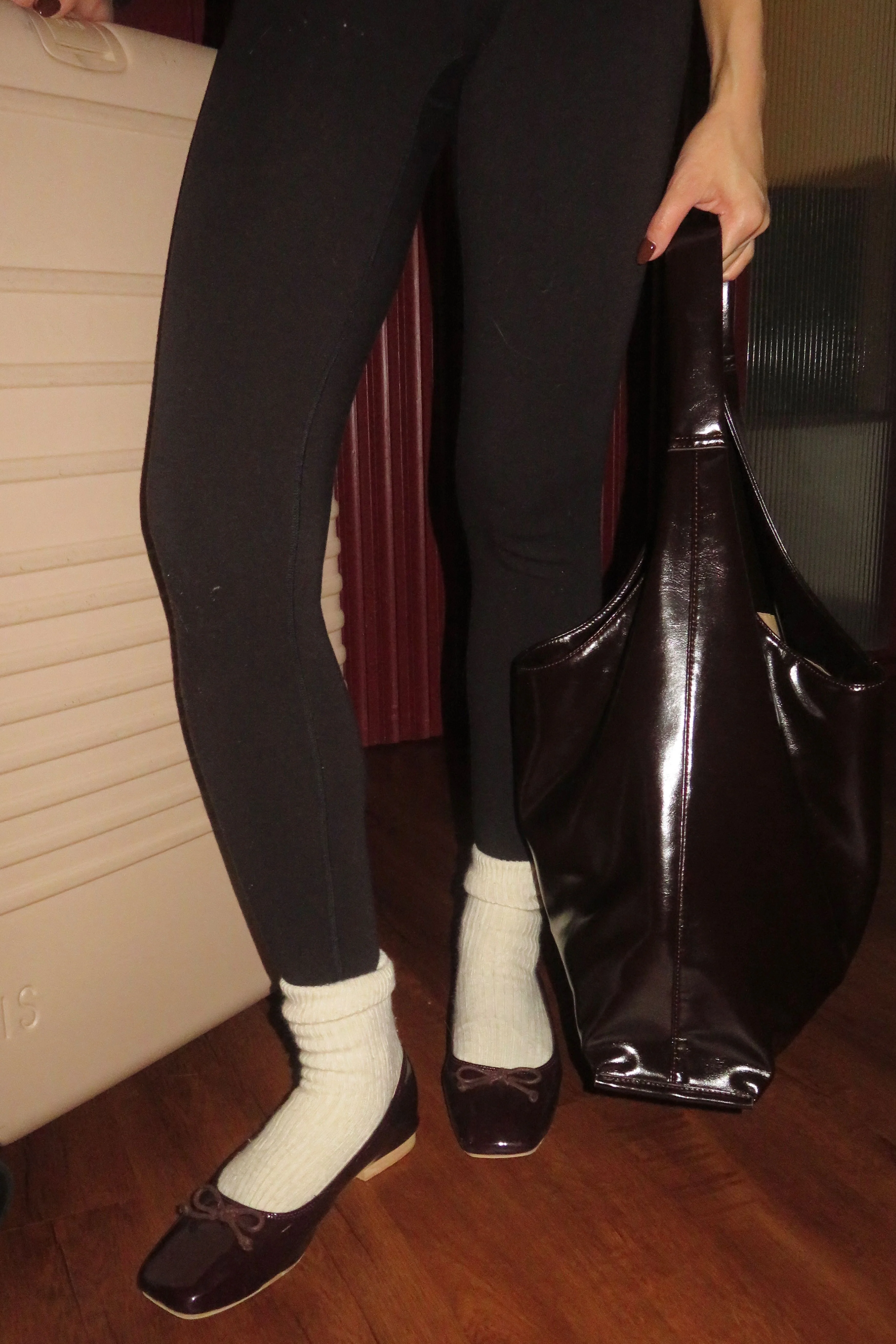 Poppy Ballet Flats in Espresso - Image 3