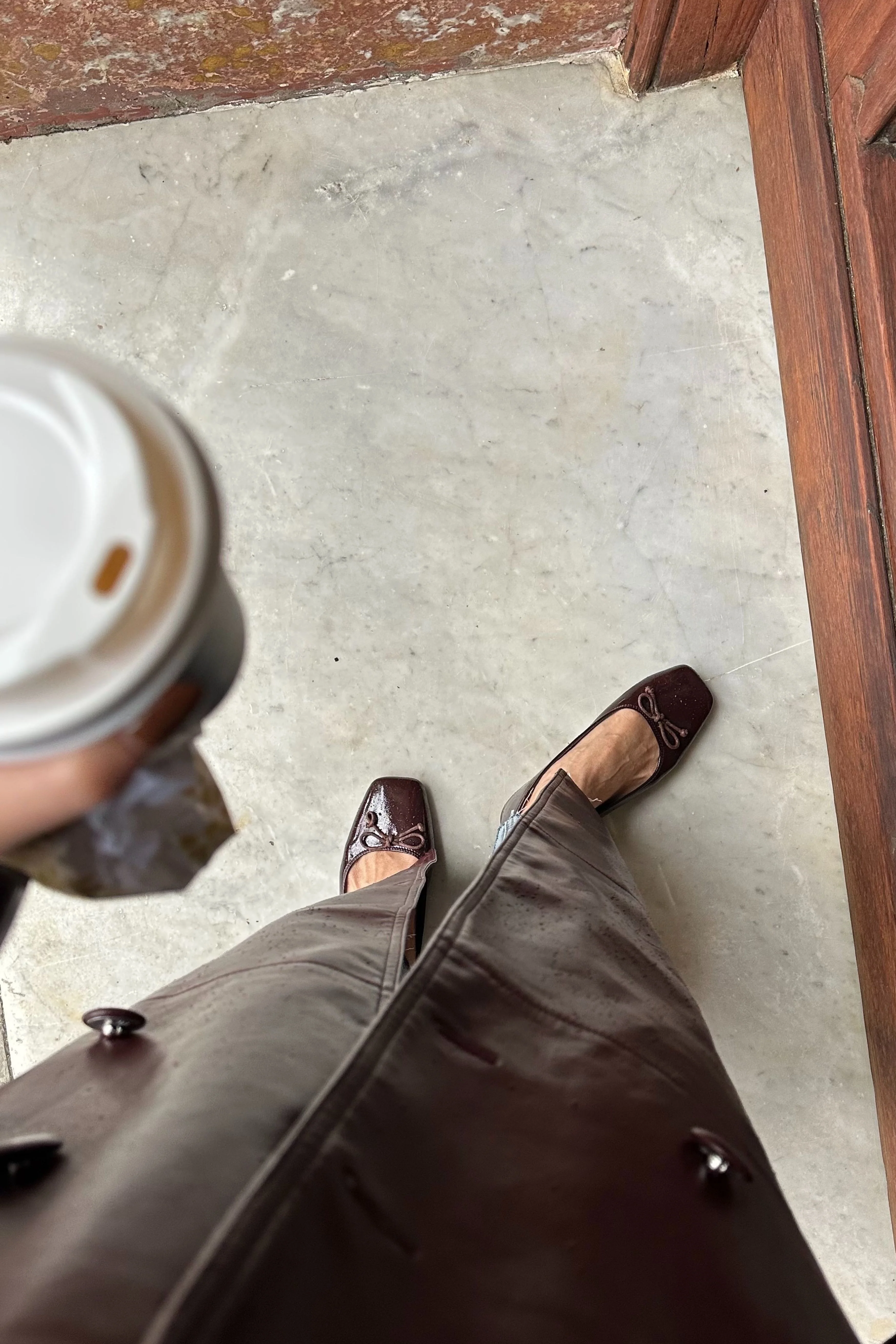 Poppy Ballet Flats in Espresso - Image 6