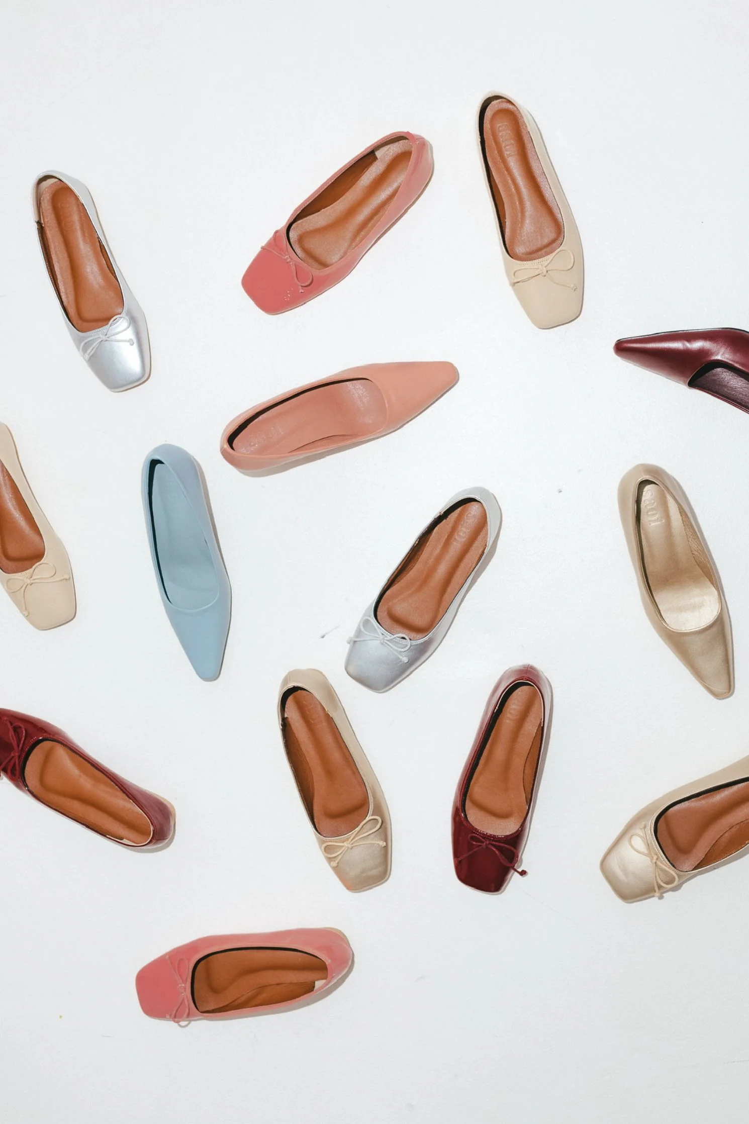 Poppy Ballet Flats in Gold - Image 14