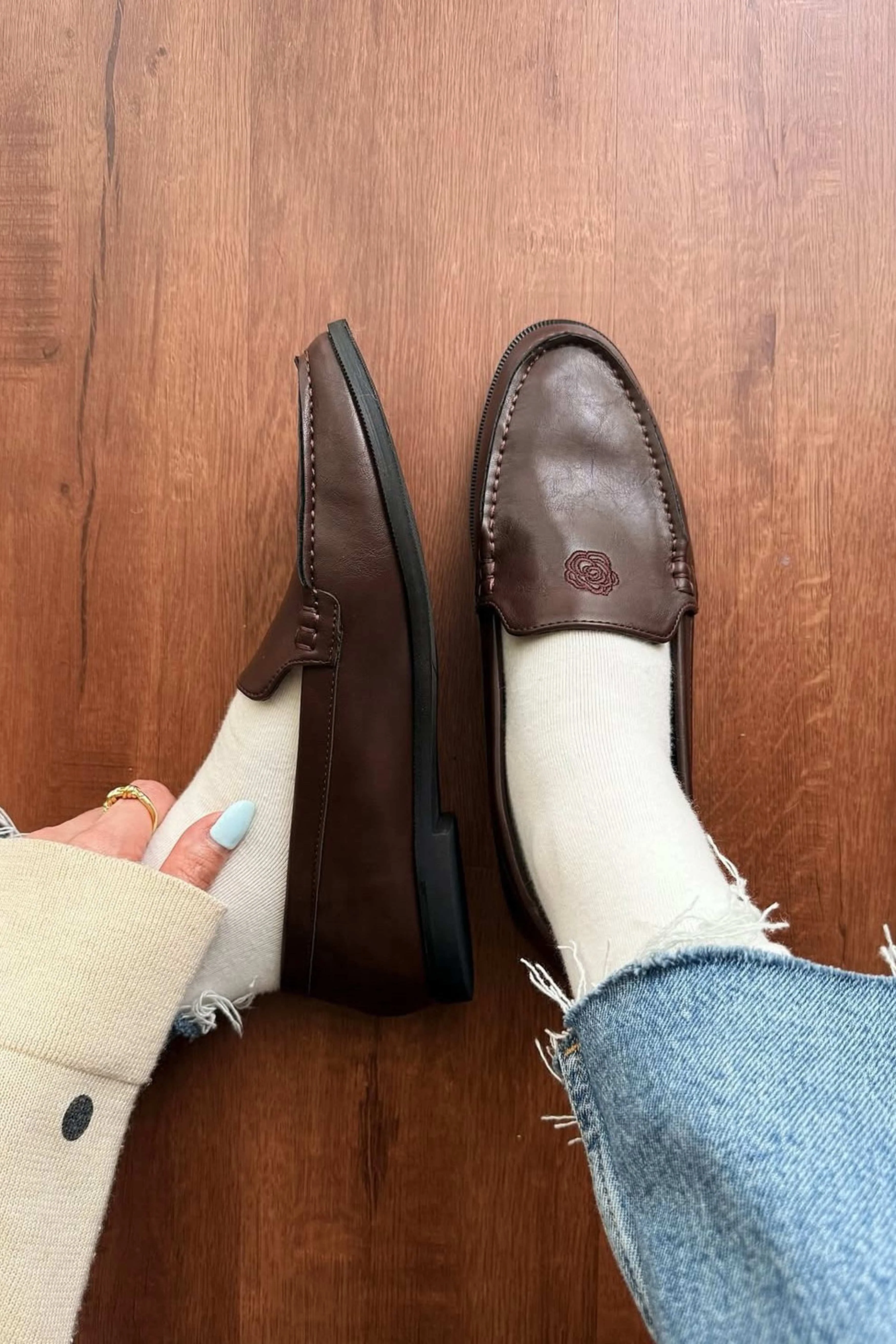 Rosa Loafers in Brown - Image 3
