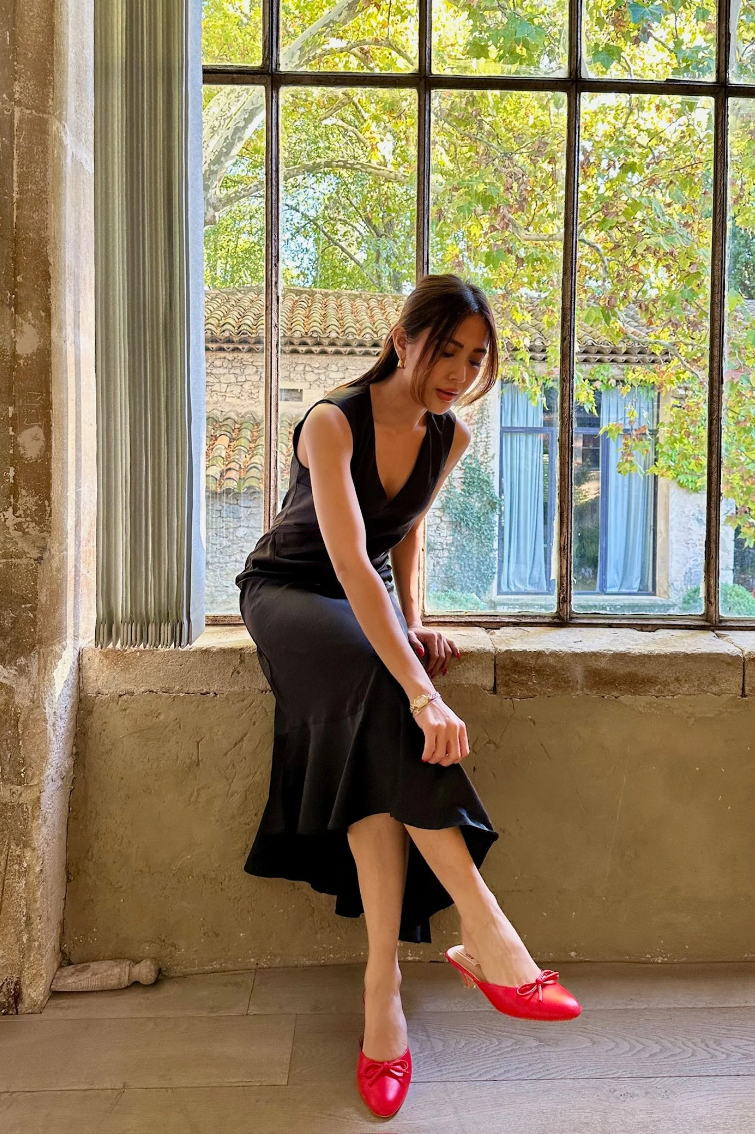 Rosalie Dress in Black - Image 7