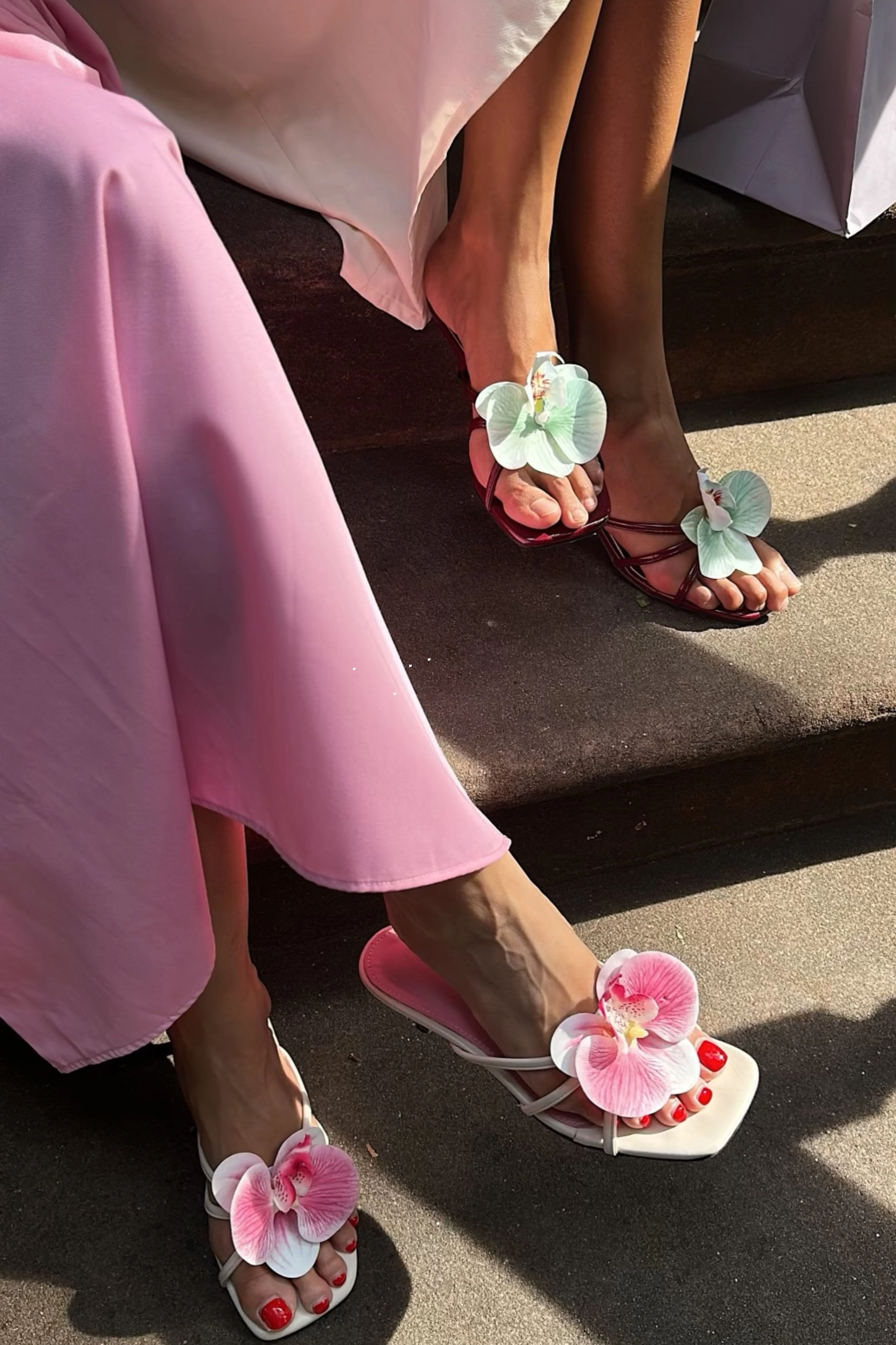 Serena Orchid Heels in Pink Petal - Image 4