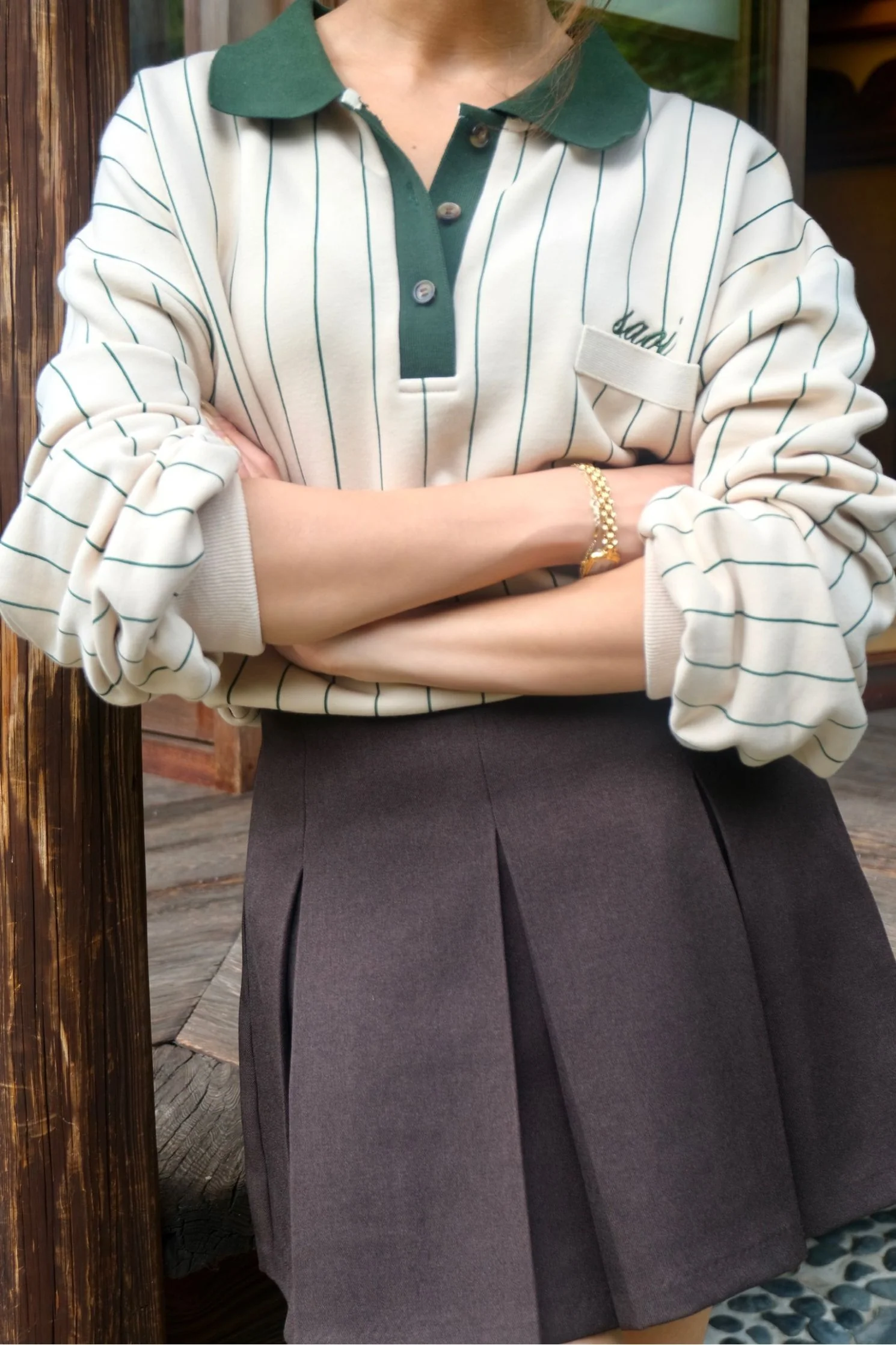 Shibuya Sweatshirt in Green - Image 5