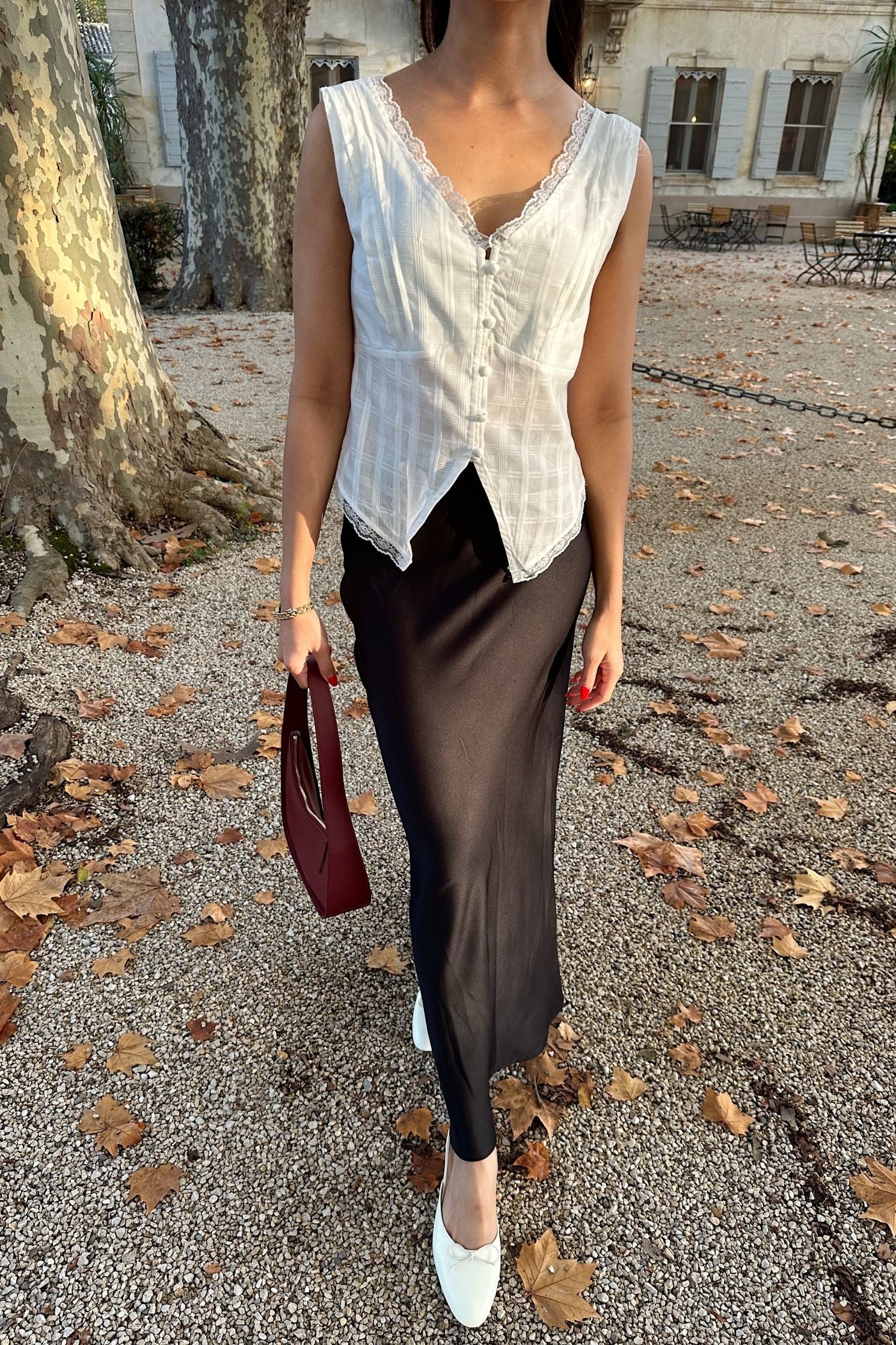 Solene Maxi Skirt in Black - Image 5