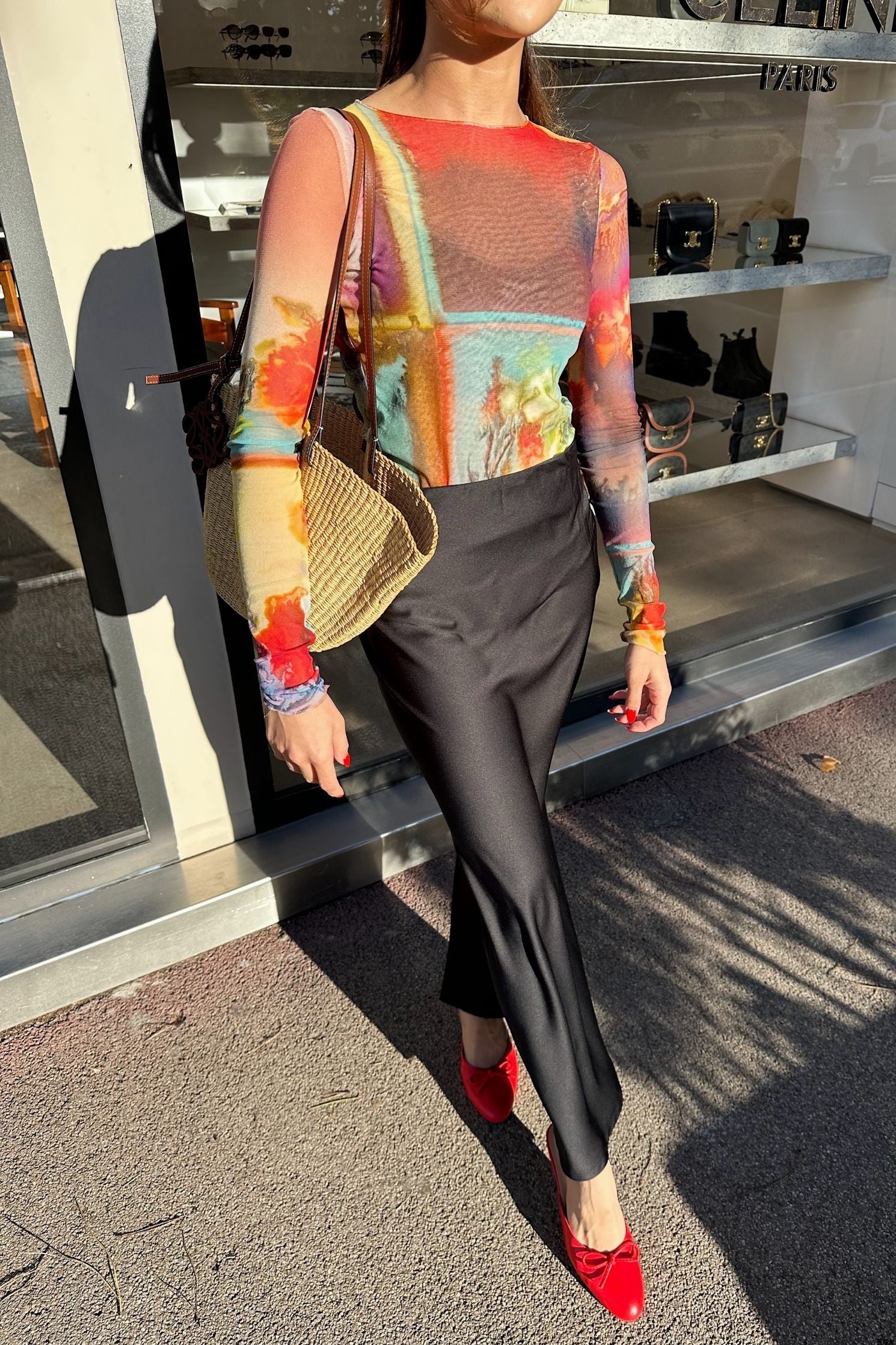 Solene Maxi Skirt in Black - Image 9