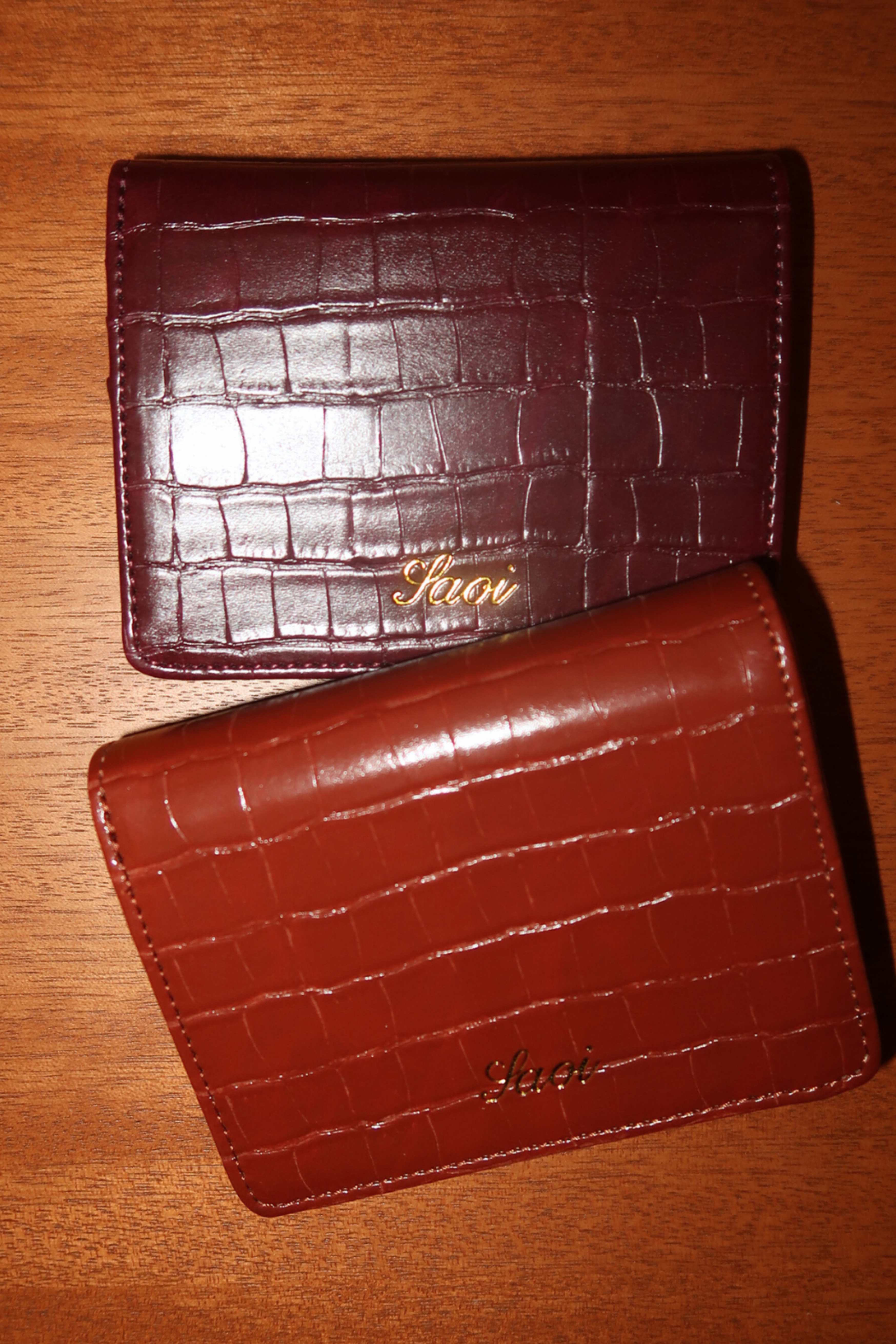 Wallet in Burgundy - Image 4