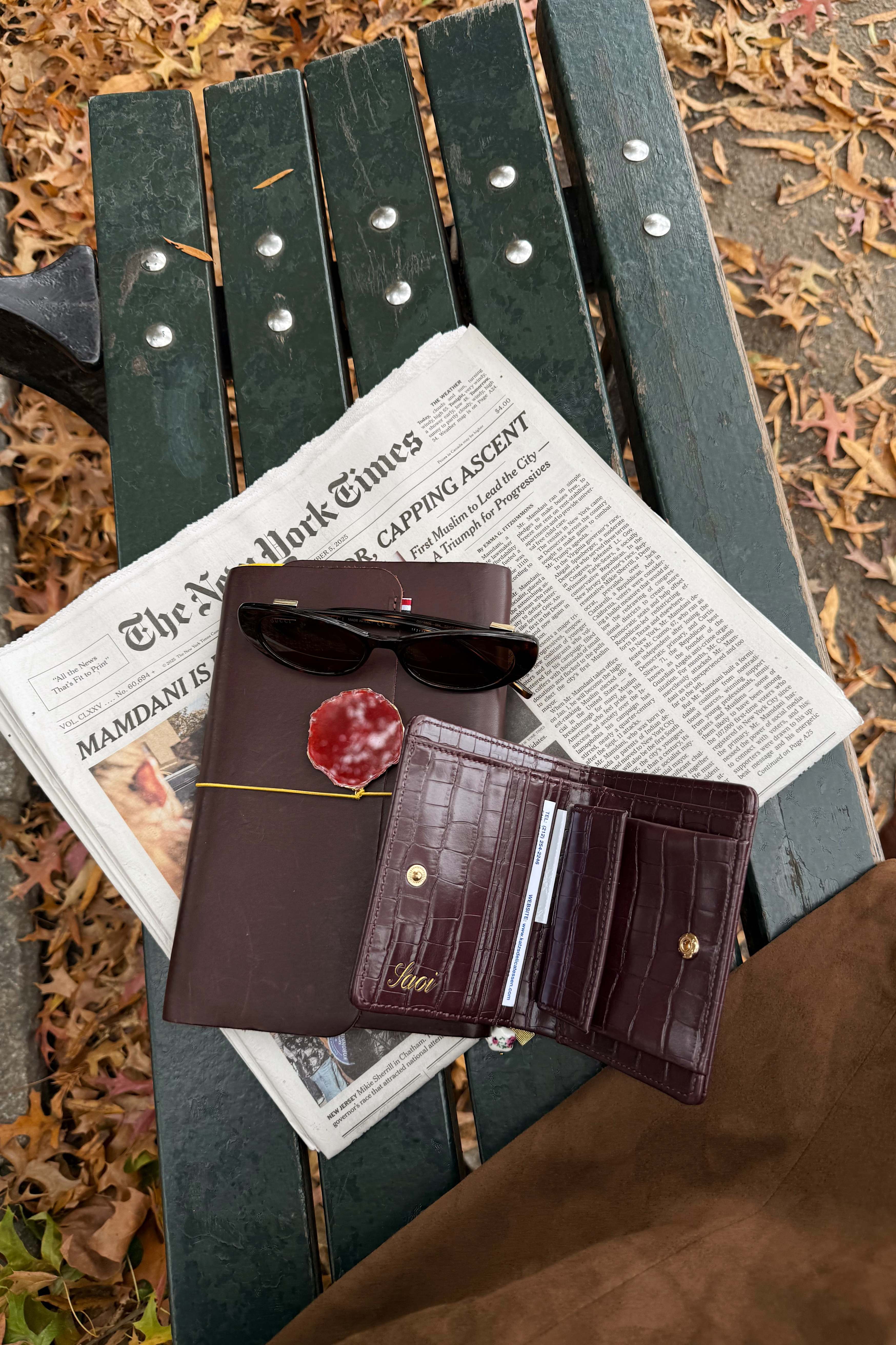 Wallet in Espresso - Image 2