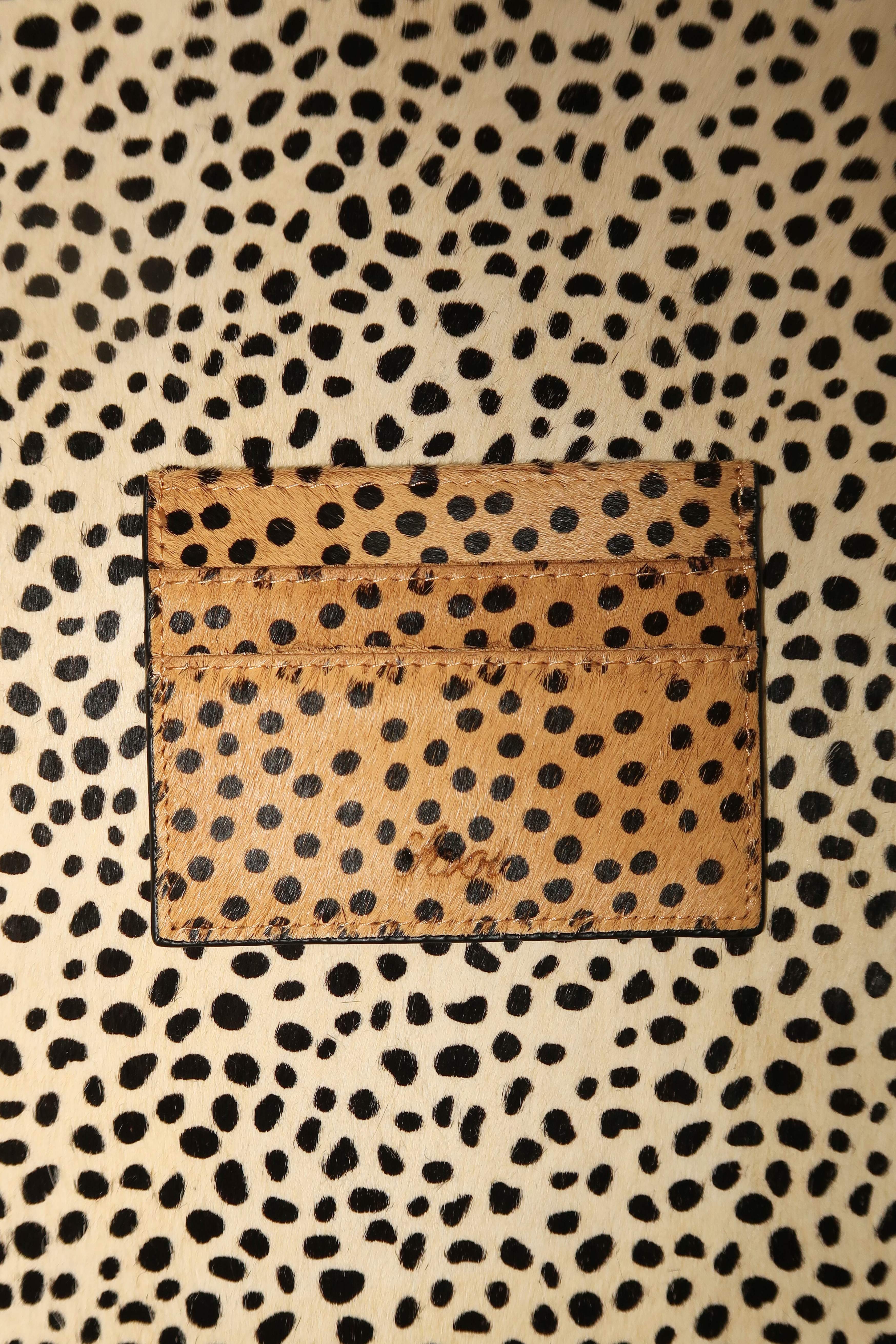 Wild Card Holder in Cheetah Girl - Image 4